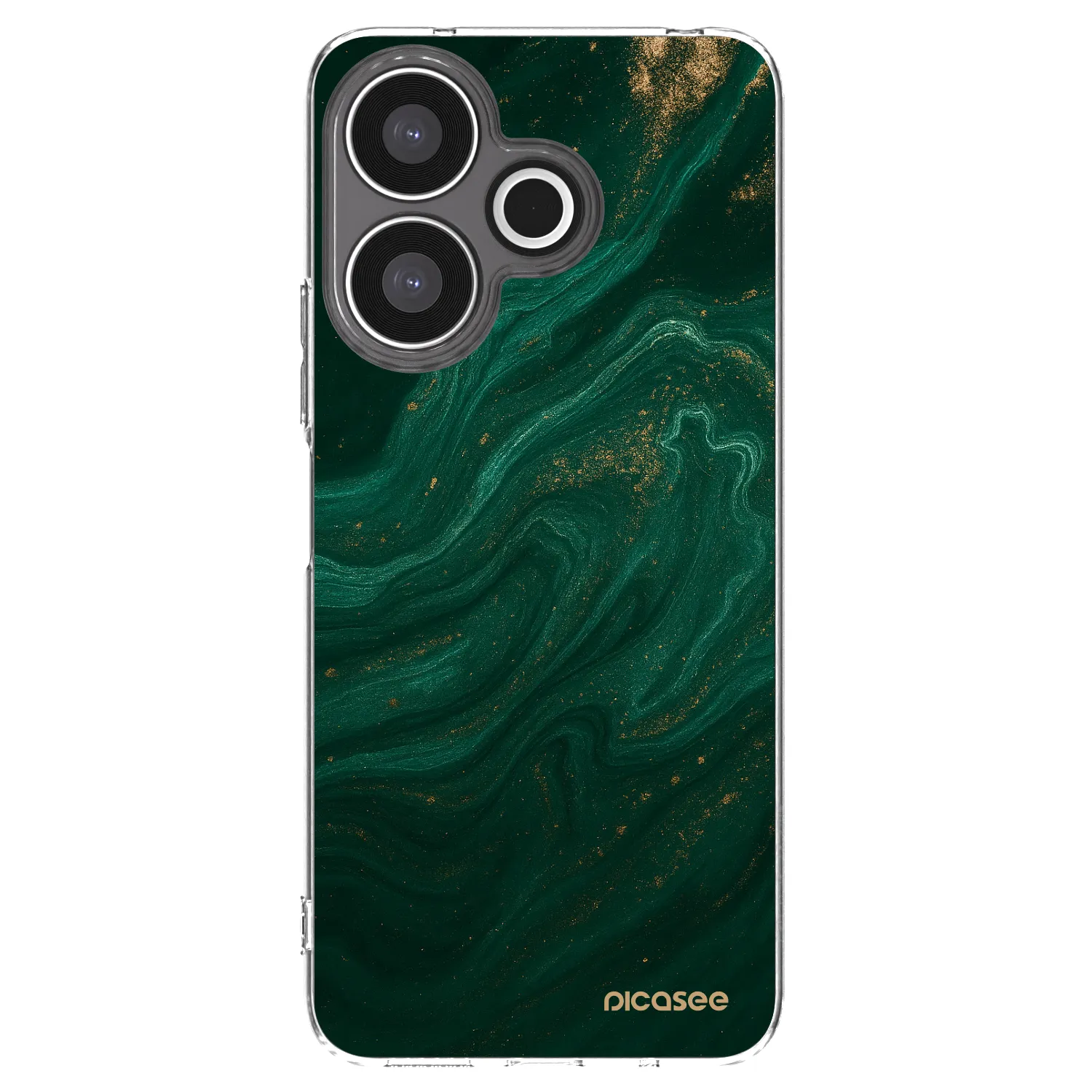 Picasee silikonski prozorni ovitek za Xiaomi Redmi 13 4G - Green