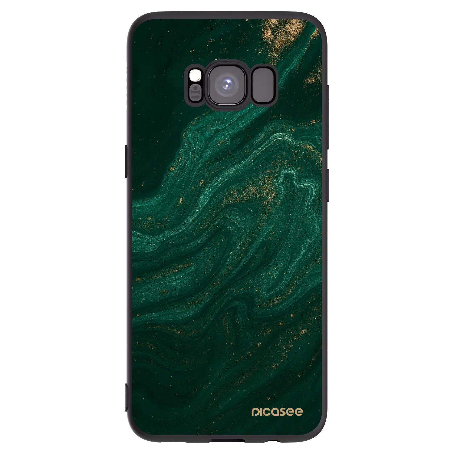 Picasee silikonski črni ovitek za Samsung Galaxy S8 G950F - Green