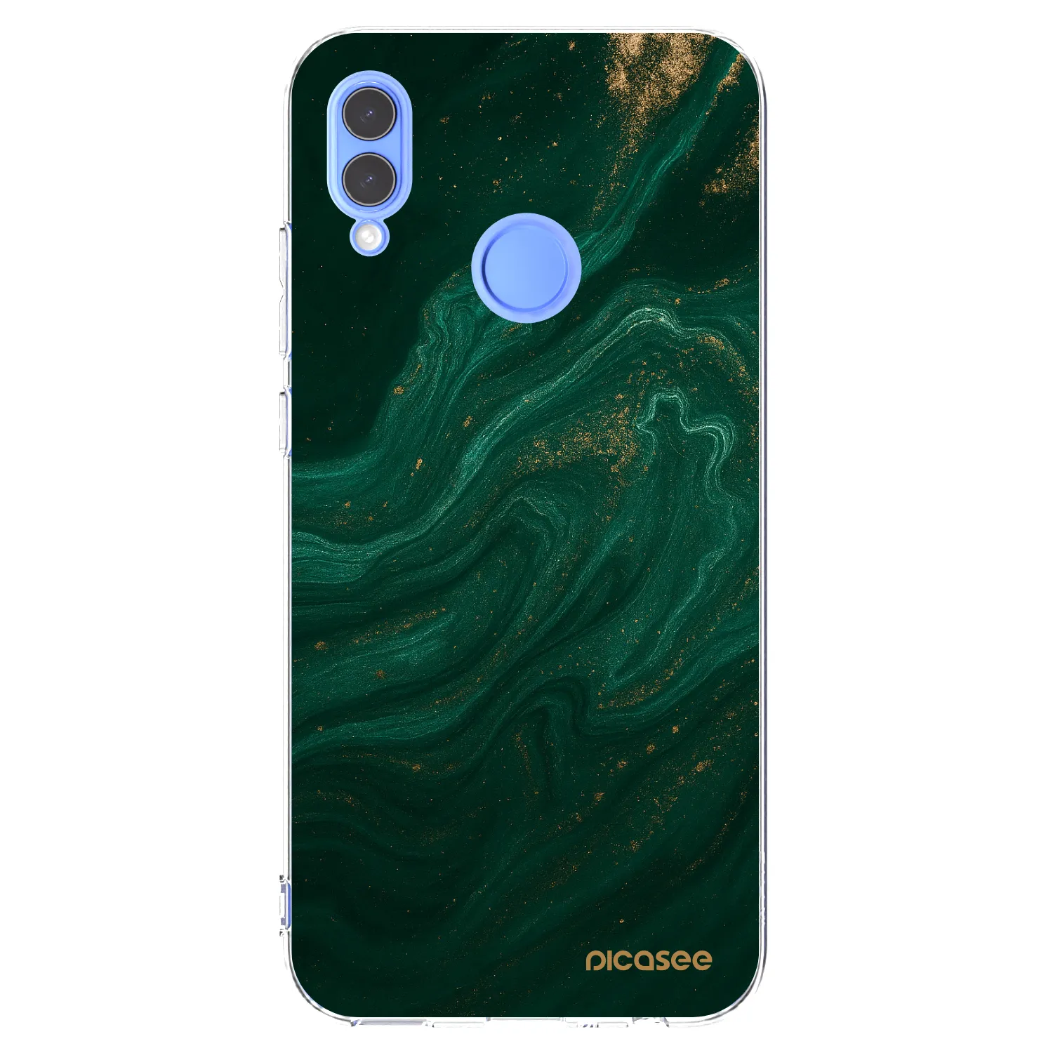 Picasee silikonski prozorni ovitek za Huawei P Smart 2019 - Green