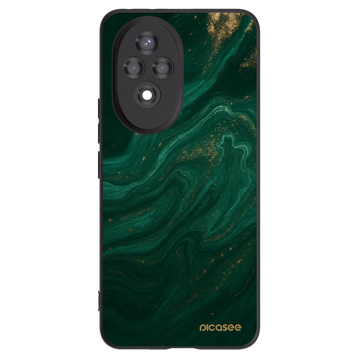 Picasee silikonski črni ovitek za Honor 200 5G - Green