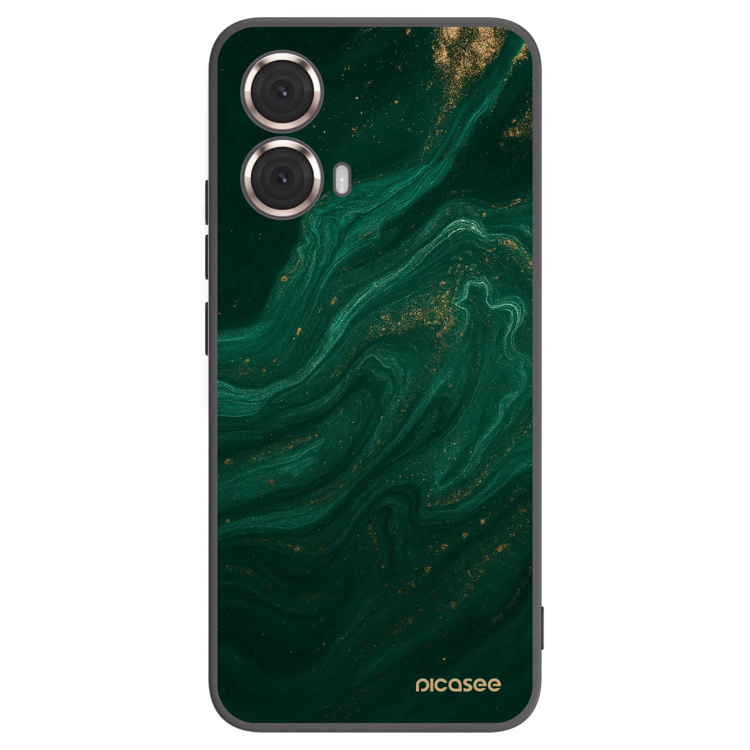 Picasee silikonski črni ovitek za Motorola Moto G85 - Green