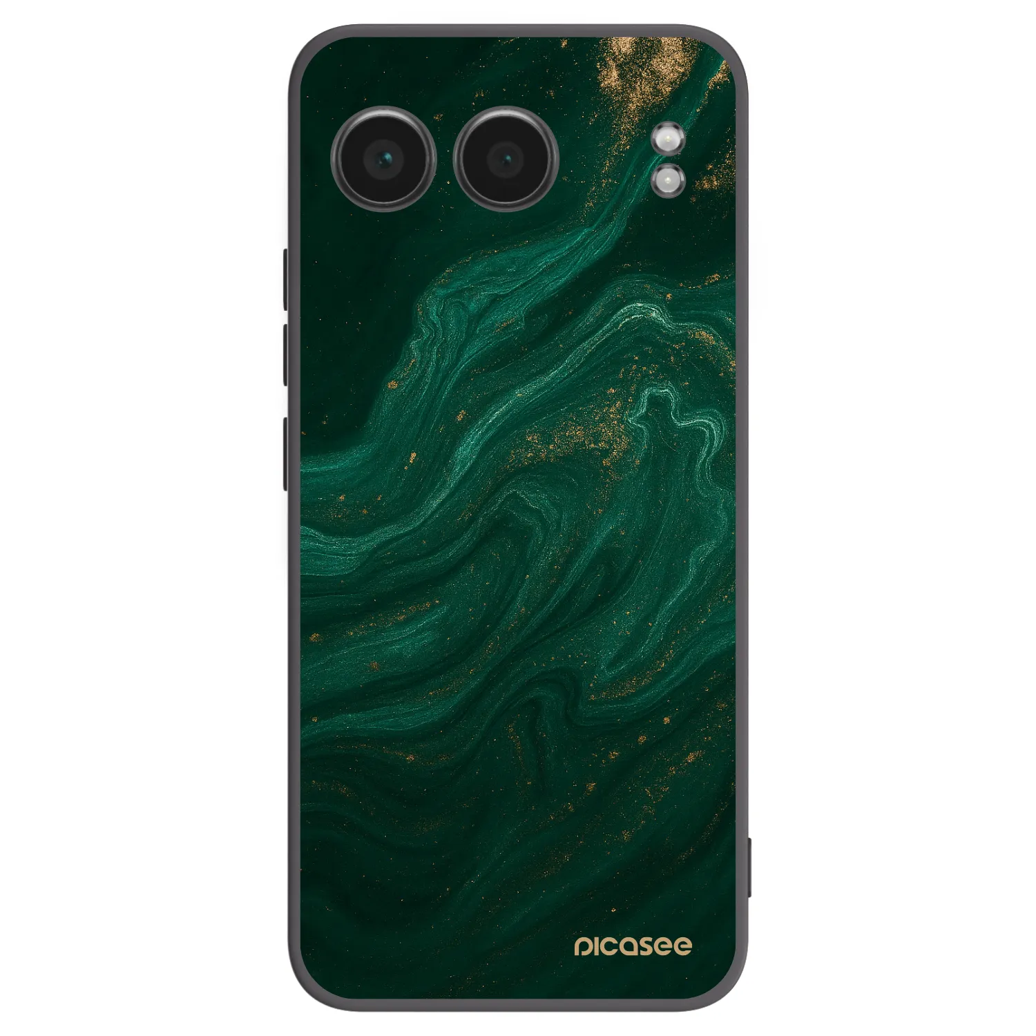 Picasee silikonski črni ovitek za OnePlus Nord 4 - Green