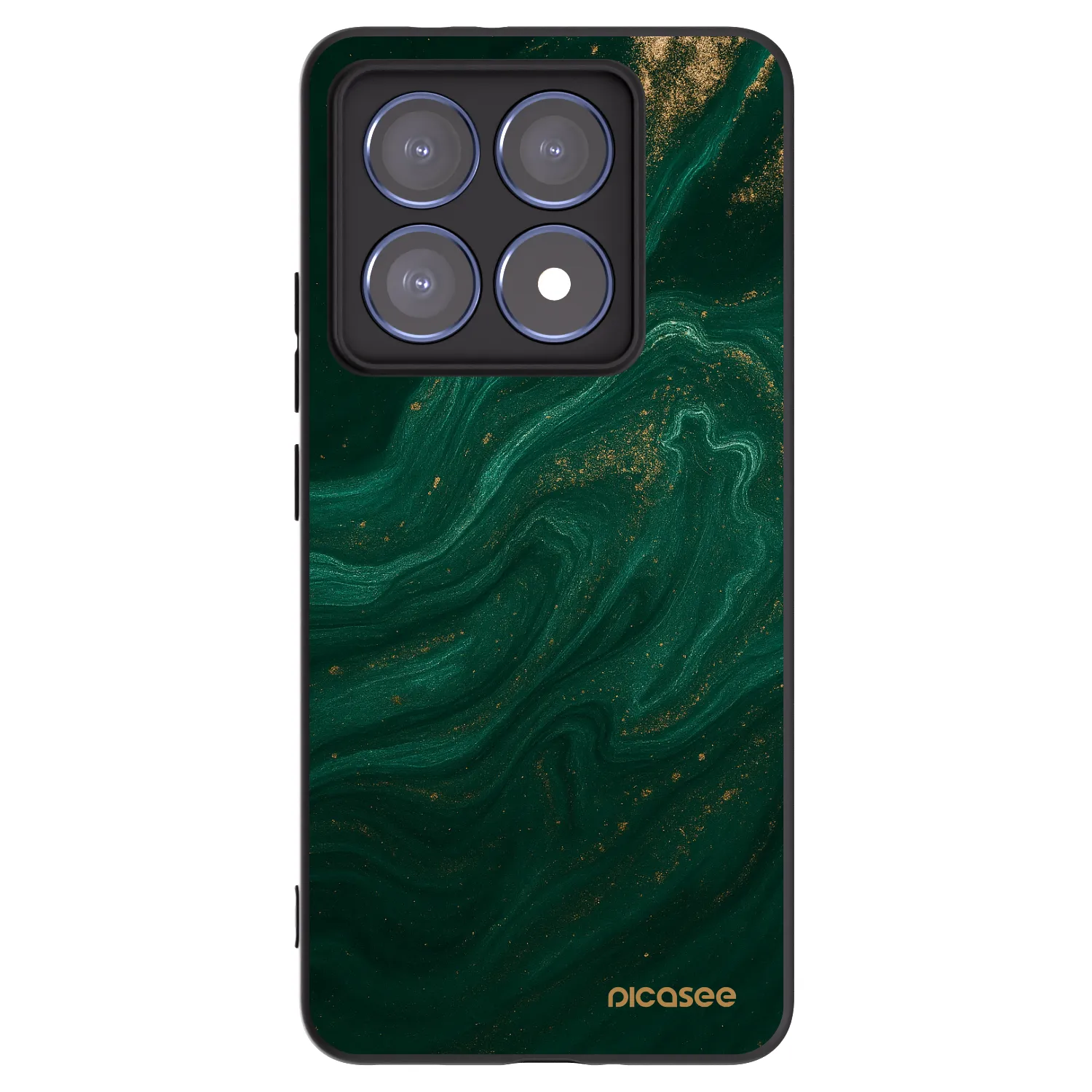Picasee silikonski črni ovitek za Xiaomi 14T Pro - Green