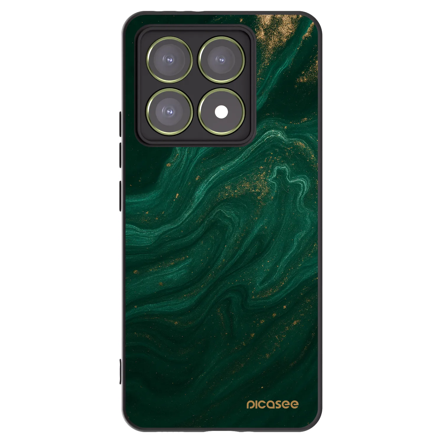 Picasee silikonski črni ovitek za Xiaomi 14T - Green