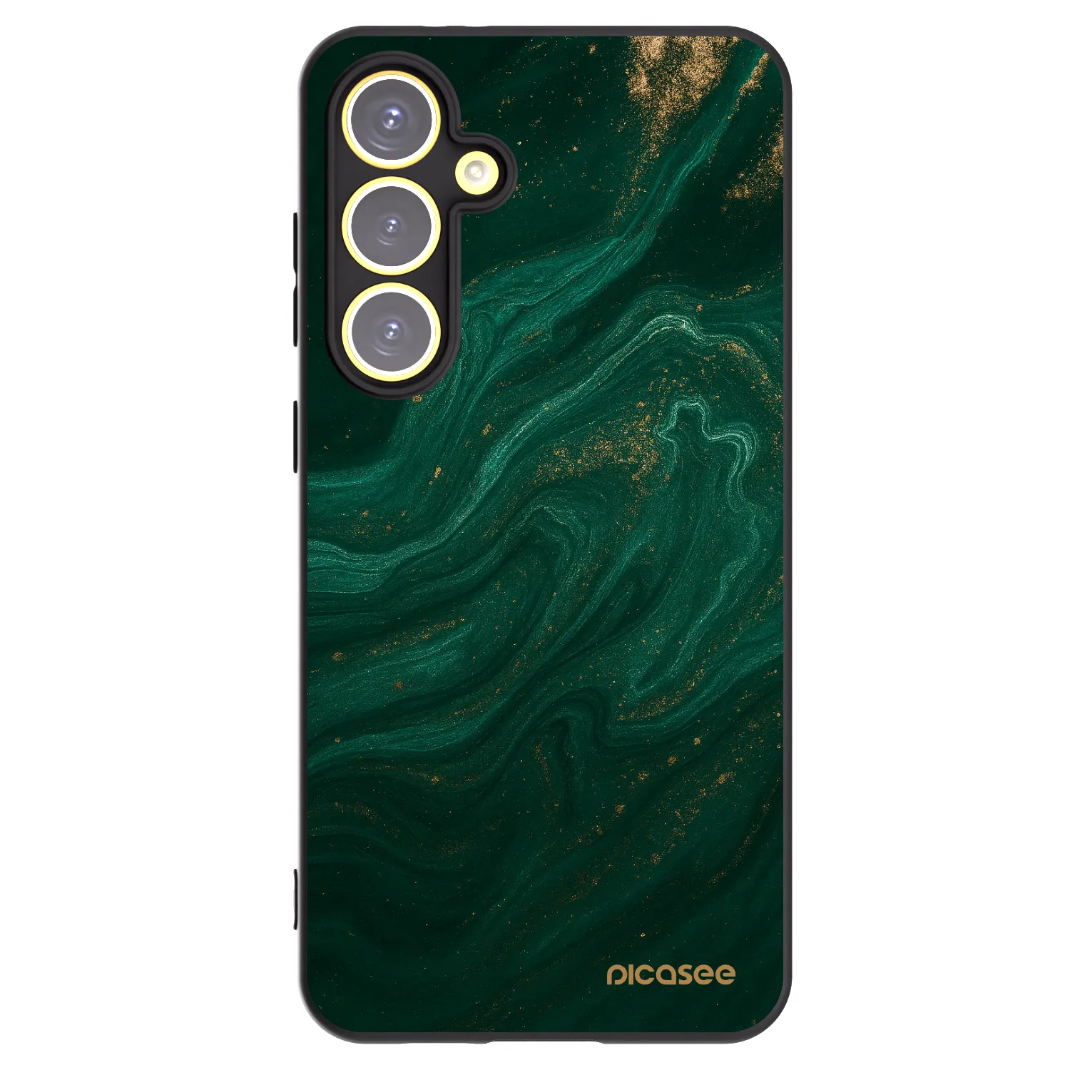 Picasee silikonski črni ovitek za Samsung Galaxy S24 FE S721B - Green