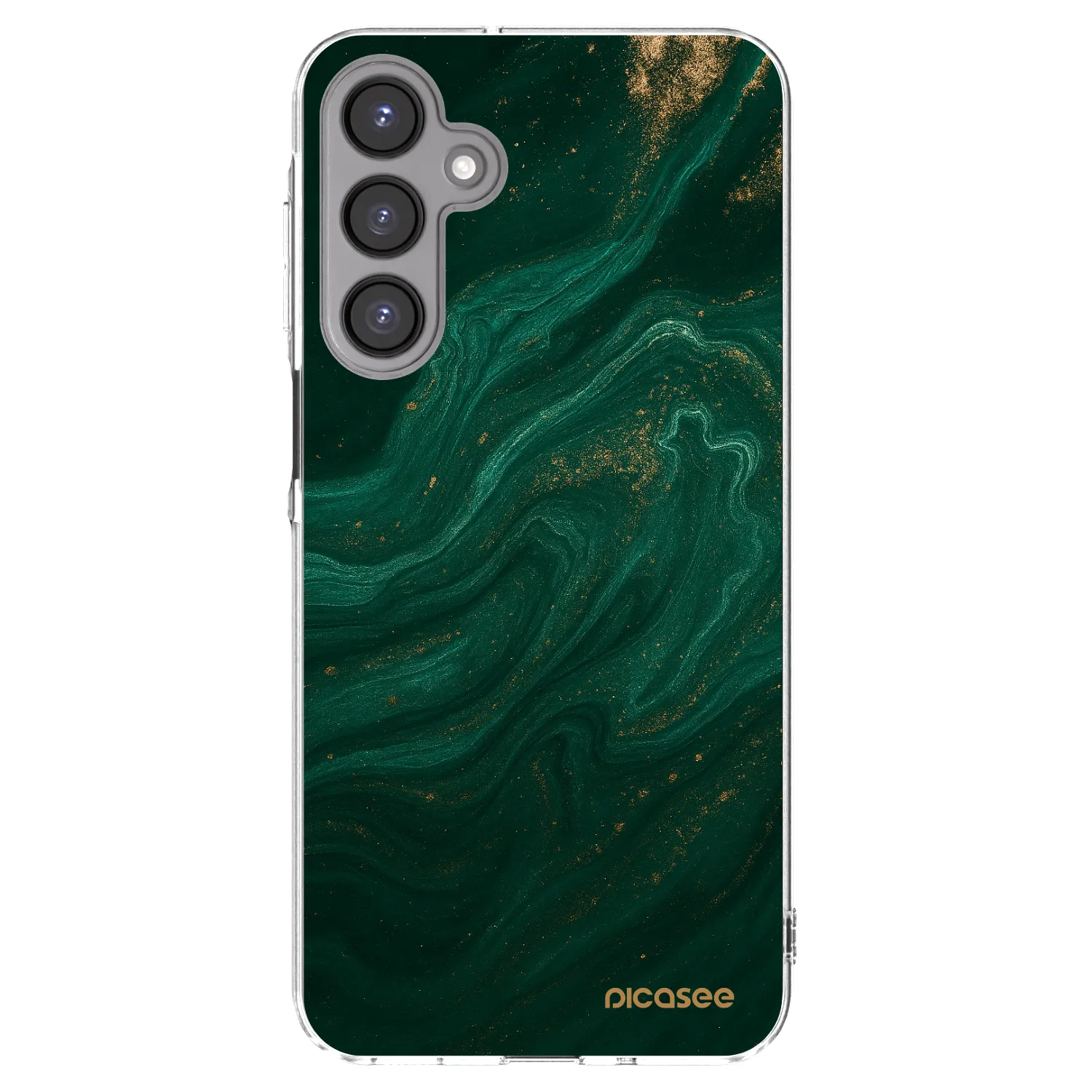 Picasee silikonski prozorni ovitek za Samsung Galaxy A16 5G - Green