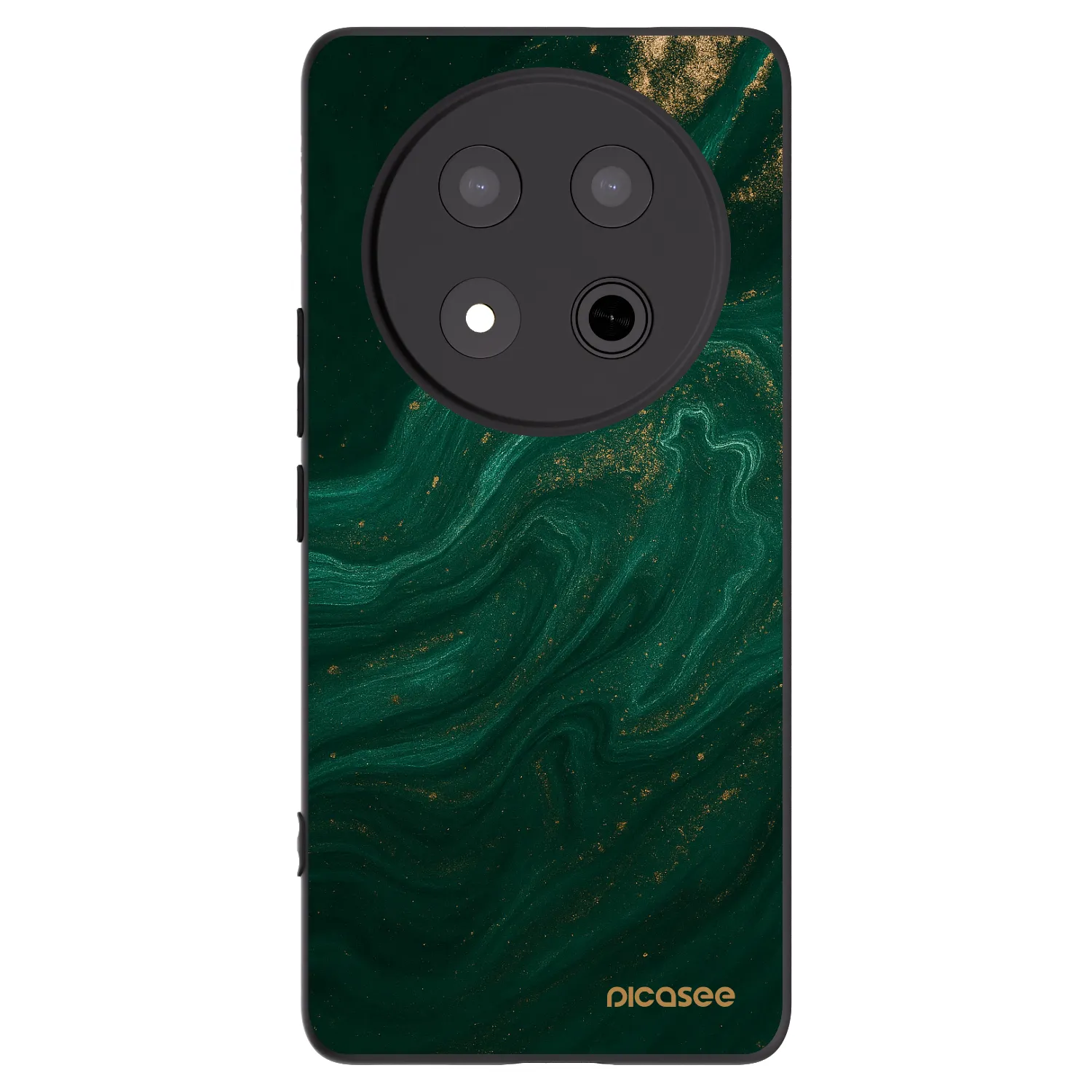 Picasee silikonski črni ovitek za Honor Magic7 Lite 5G - Green