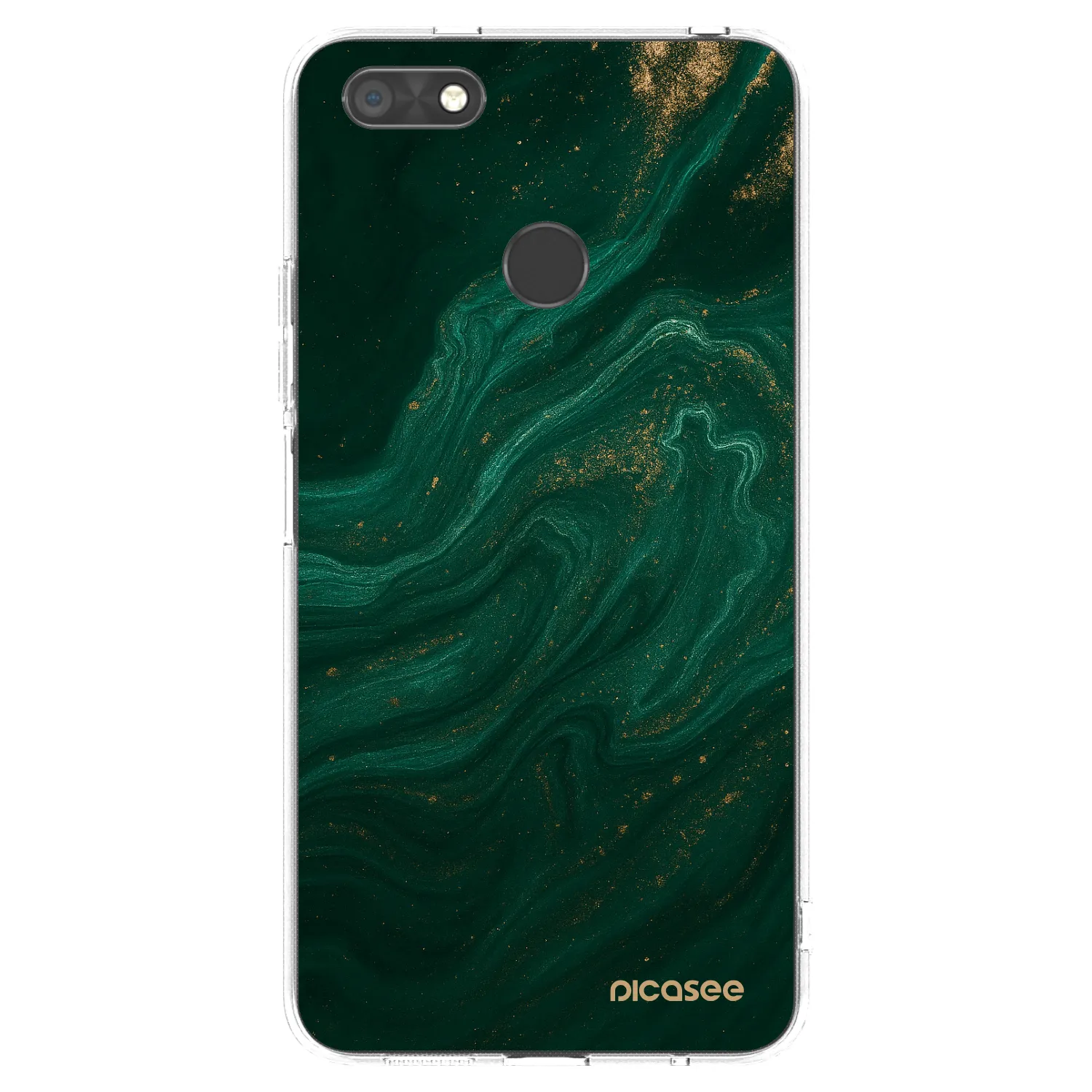 Picasee silikonski prozorni ovitek za Huawei P9 Lite Mini - Green