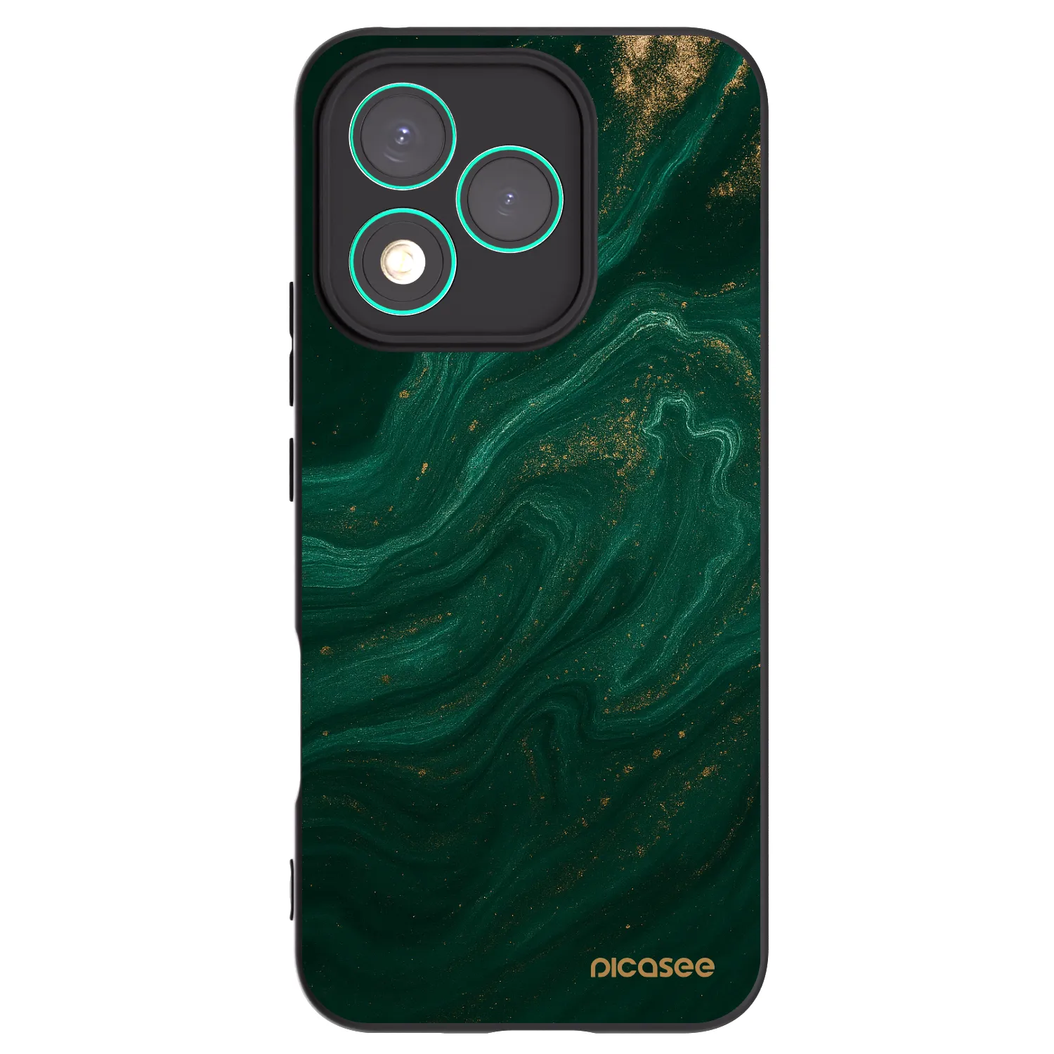 Picasee silikonski črni ovitek za Honor 400 Lite 5G - Green