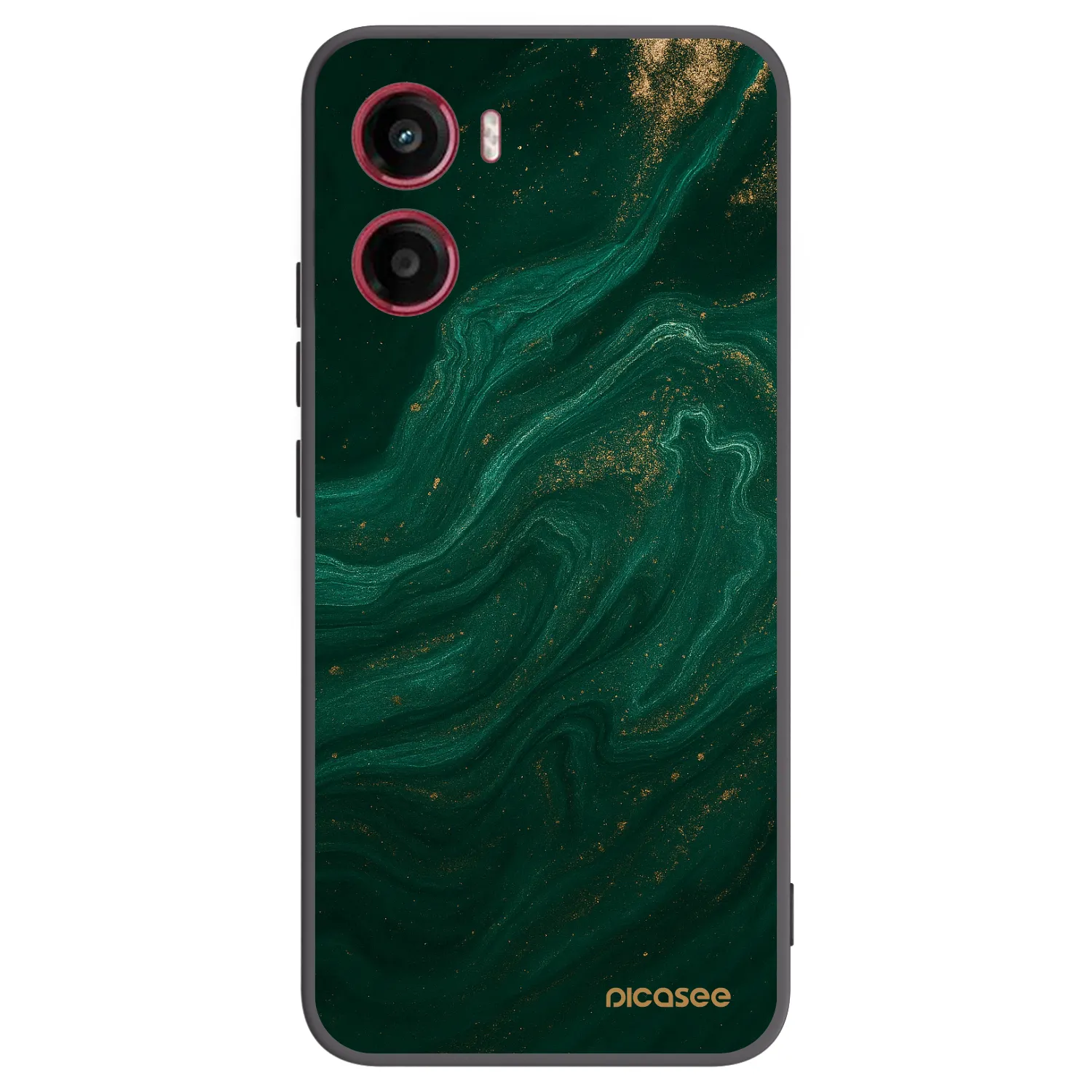 Picasee silikonski črni ovitek za Motorola Moto G05 - Green