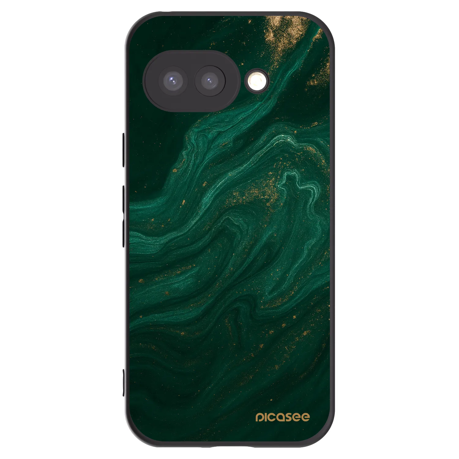 Picasee silikonski črni ovitek za Google Pixel 9a - Green