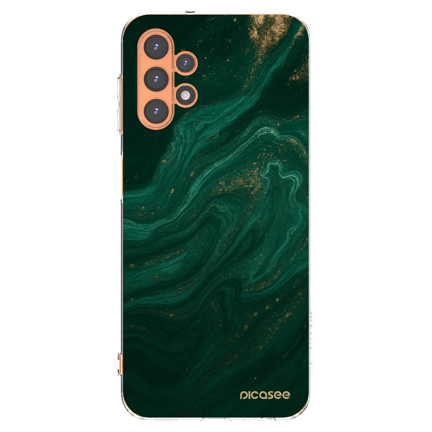 Picasee silikonski prozorni ovitek za Samsung Galaxy A13 5G - Green