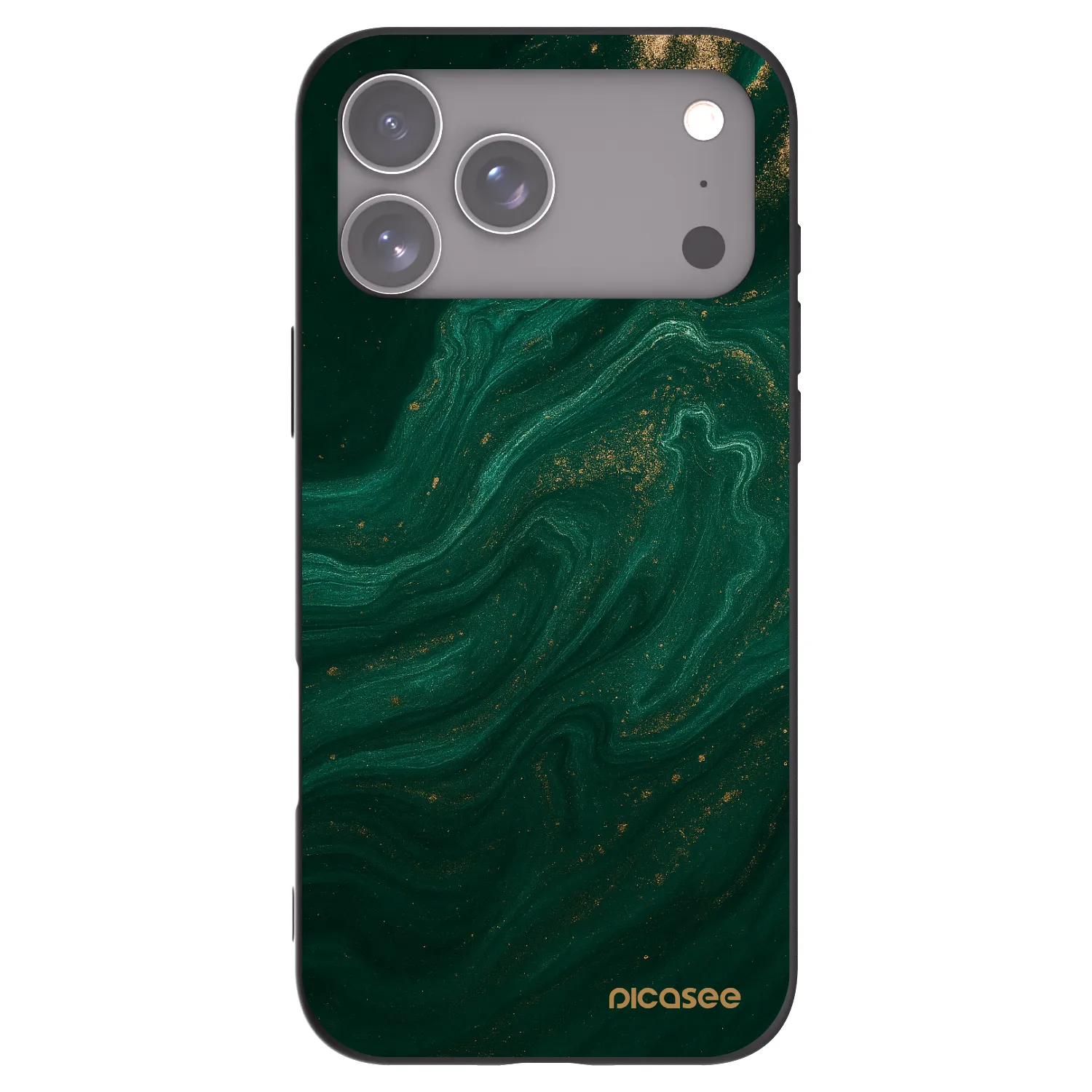 Picasee silikonski črni ovitek za Apple iPhone 17 Pro Max - Green