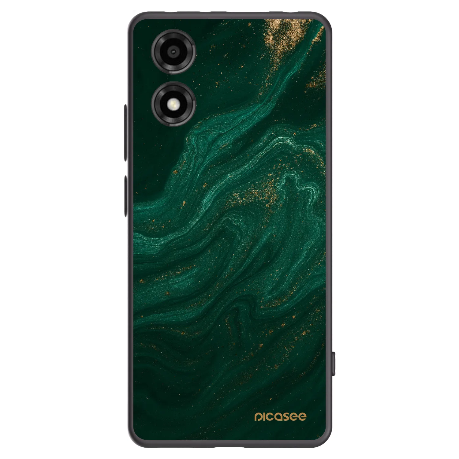 Picasee silikonski črni ovitek za Motorola Moto E14 - Green