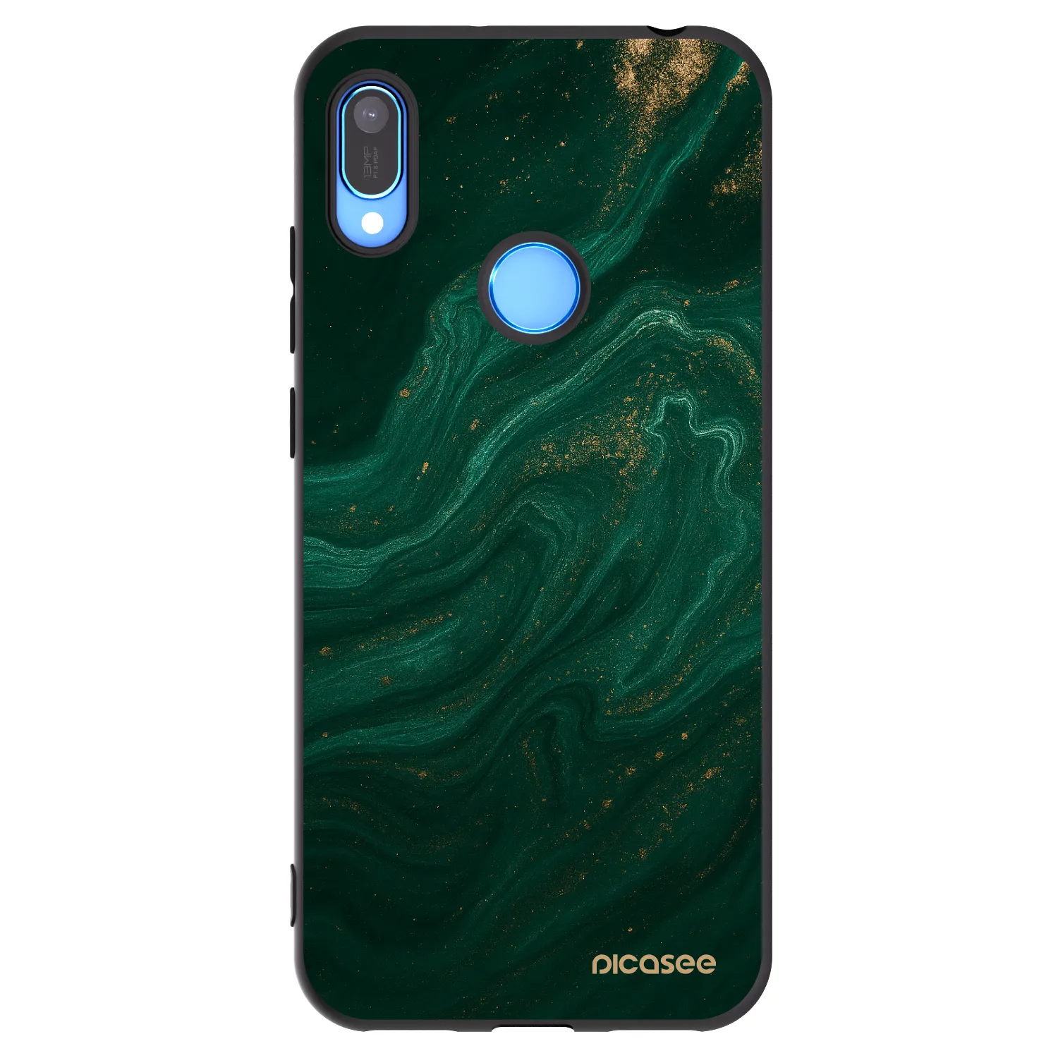 Picasee silikonski črni ovitek za Huawei Y6 2019 - Green