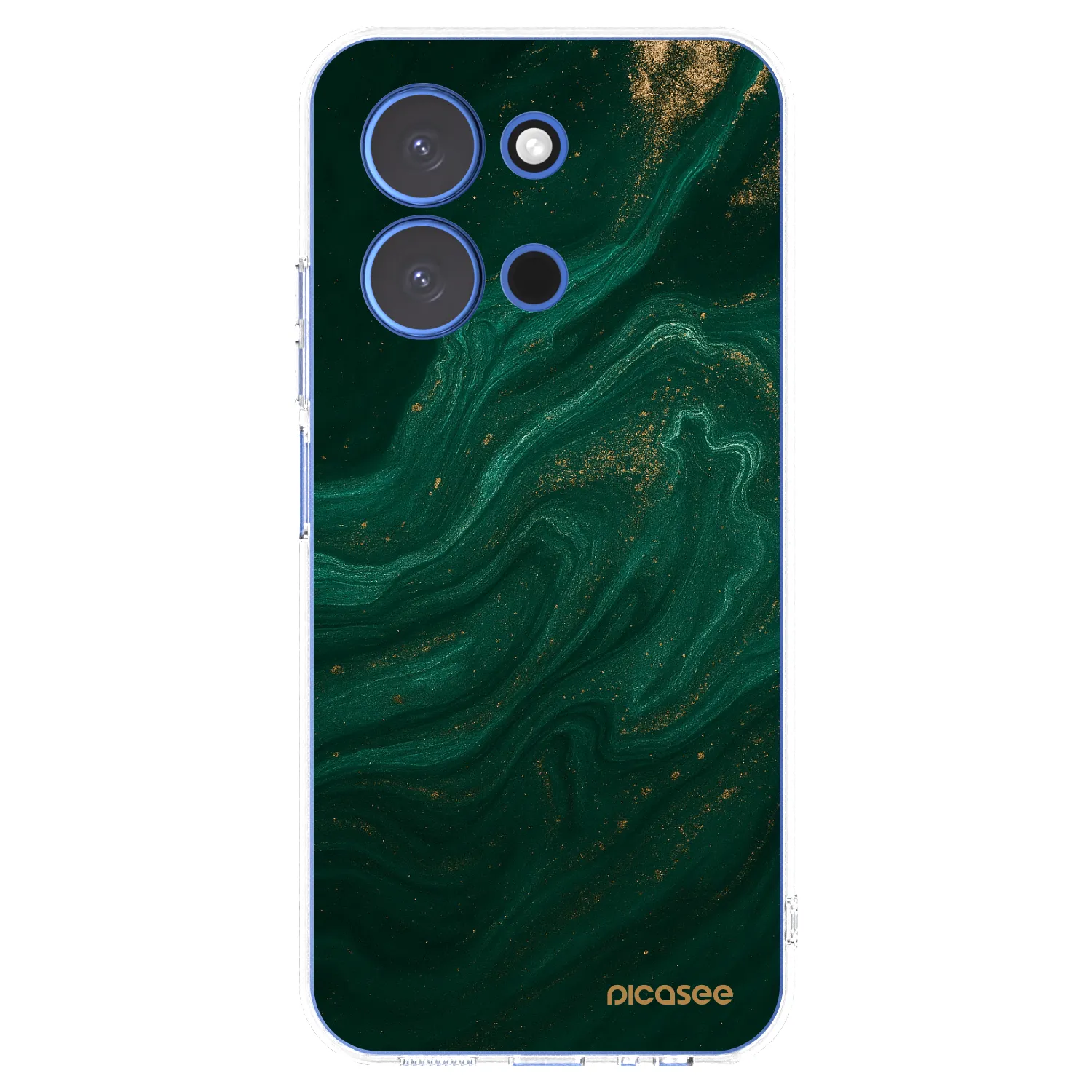 Picasee silikonski prozorni ovitek za Xiaomi Redmi 15C 4G - Green