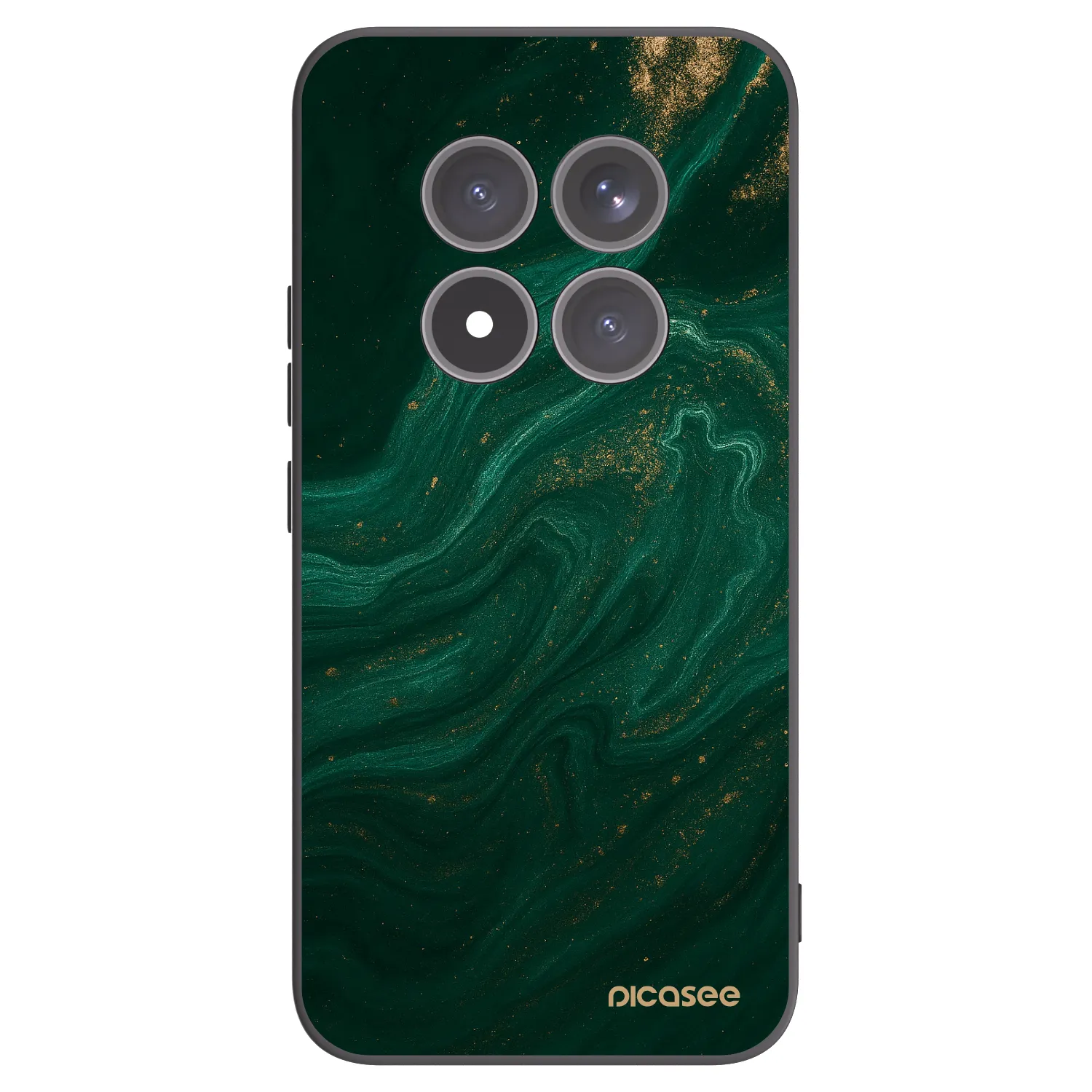 Picasee silikonski črni ovitek za Xiaomi Redmi Note 15 Pro+ - Green