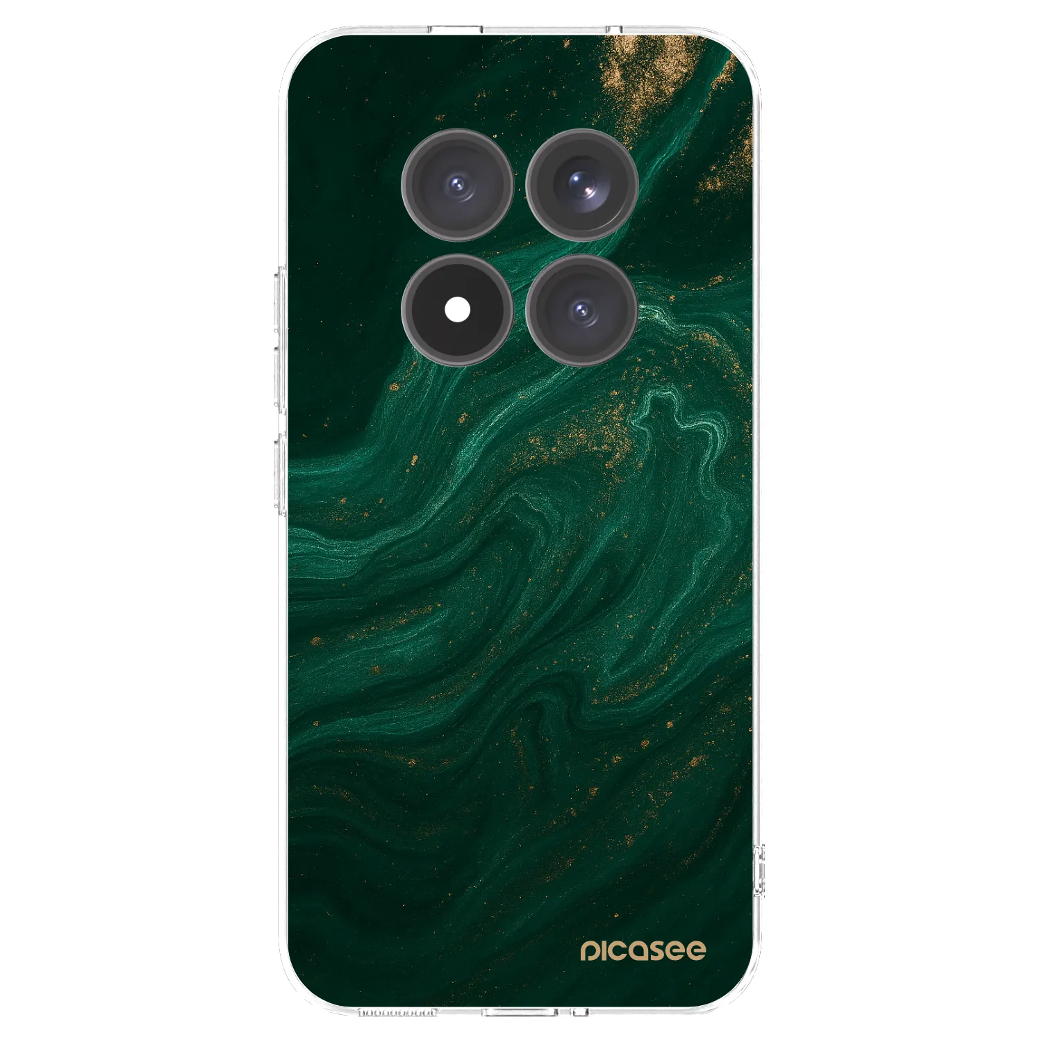 Picasee silikonski prozorni ovitek za Xiaomi Redmi Note 15 Pro+ - Green