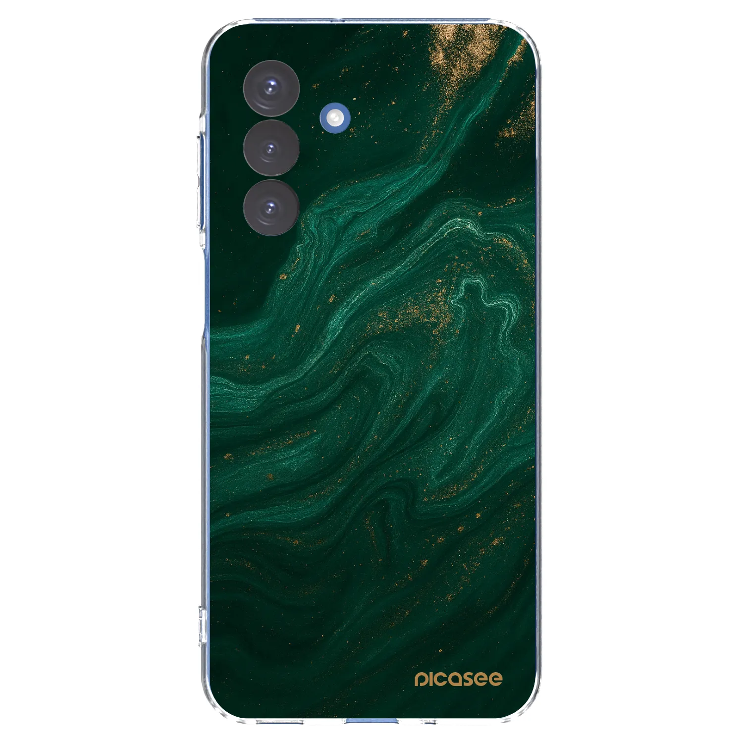 Picasee silikonski prozorni ovitek za Samsung Galaxy A17 5G - Green