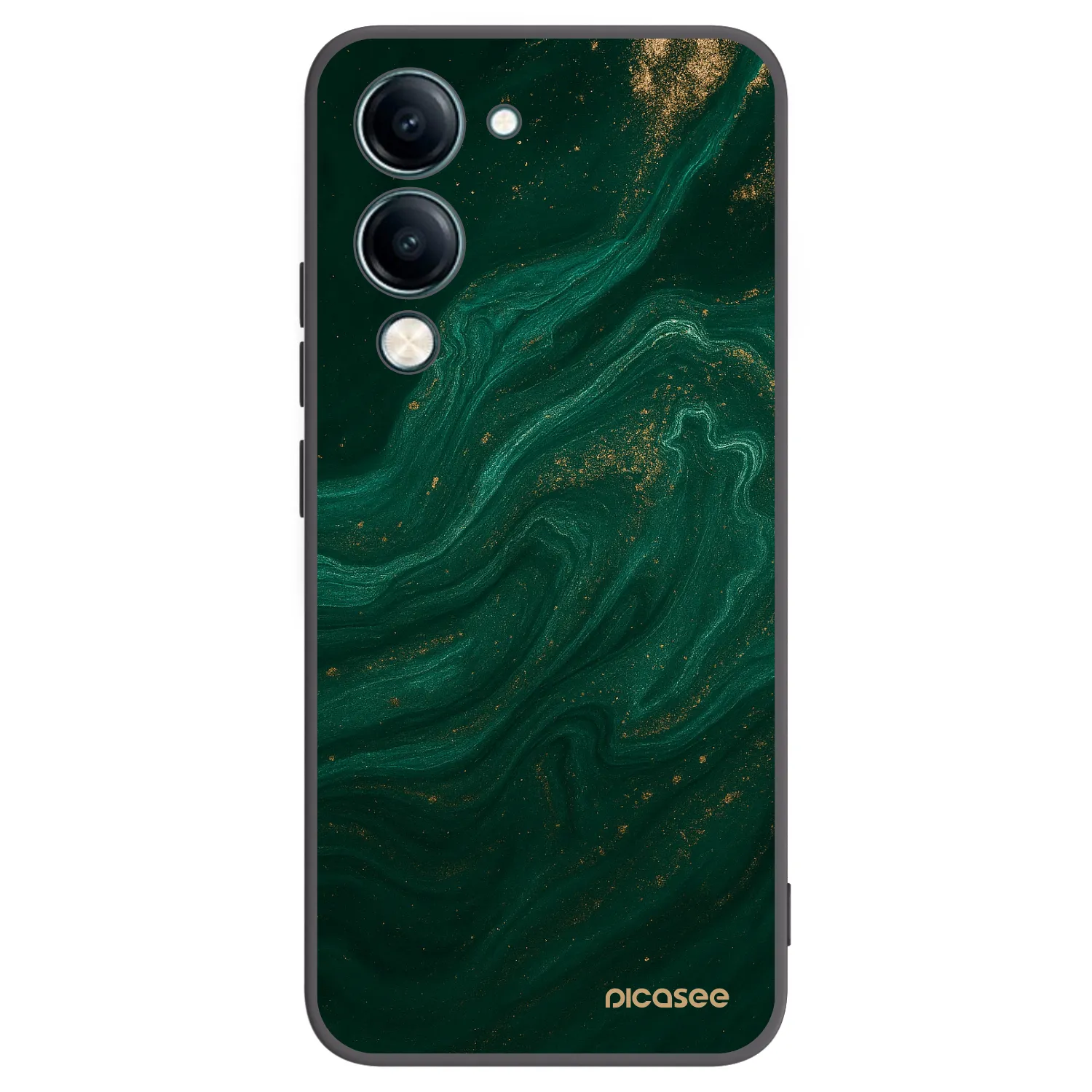 Picasee silikonski črni ovitek za Vivo Y29s 5G - Green