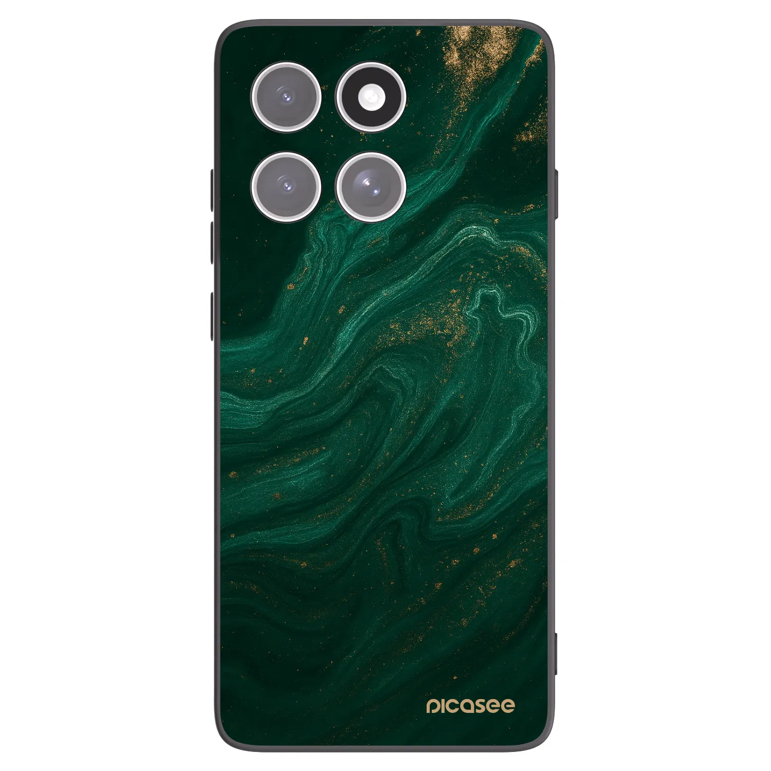 Picasee silikonski črni ovitek za Motorola Edge 60 Fusion - Green