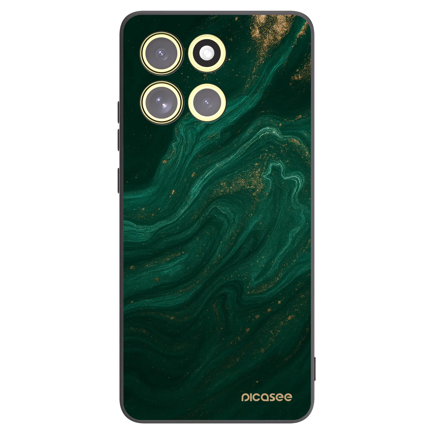 Picasee silikonski črni ovitek za Motorola Moto G86 Power 5G - Green