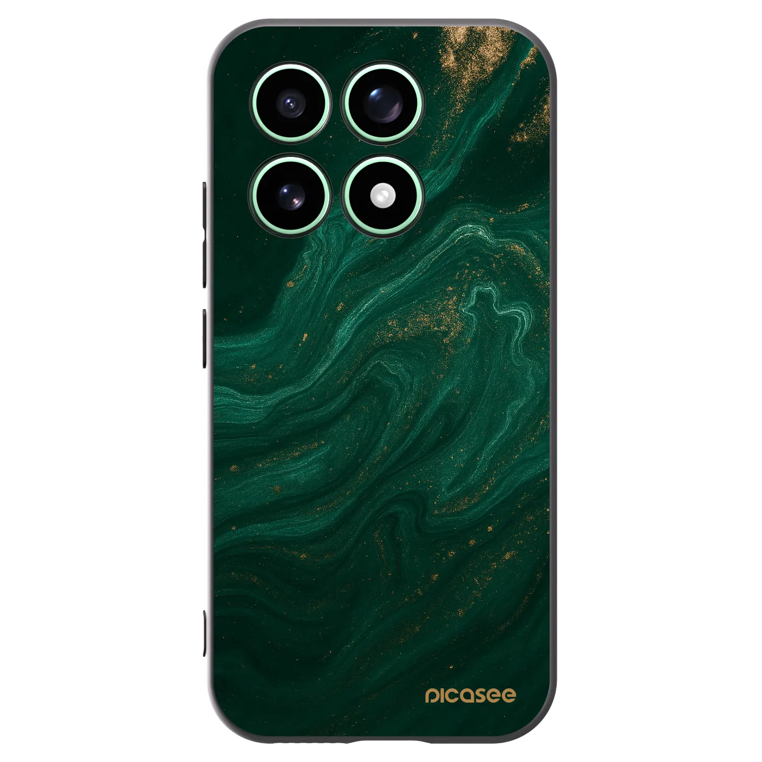 Picasee silikonski črni ovitek za Xiaomi 17 - Green