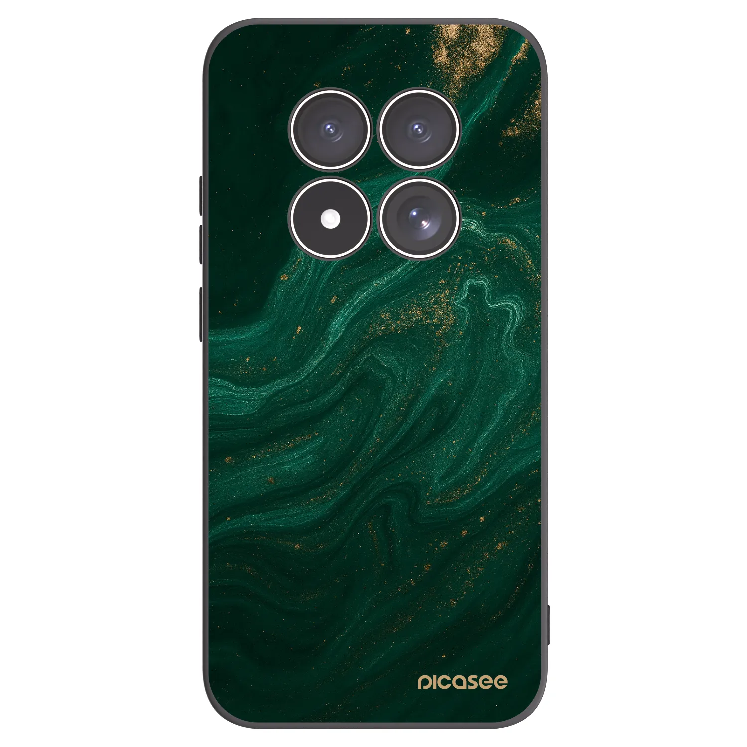Picasee silikonski črni ovitek za Xiaomi Redmi Note 15 Pro 5G - Green