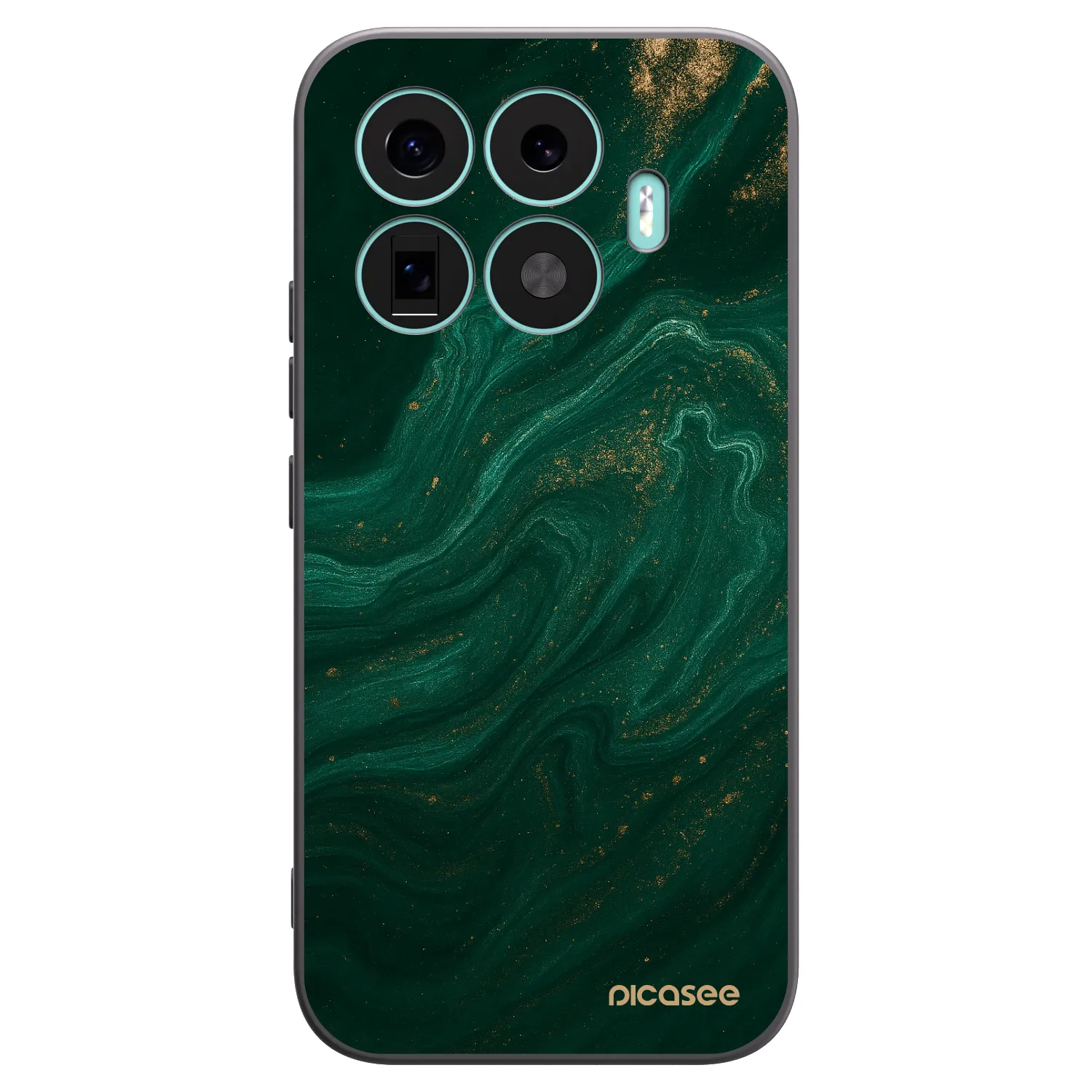 Picasee silikonski črni ovitek za Xiaomi 17T - Green