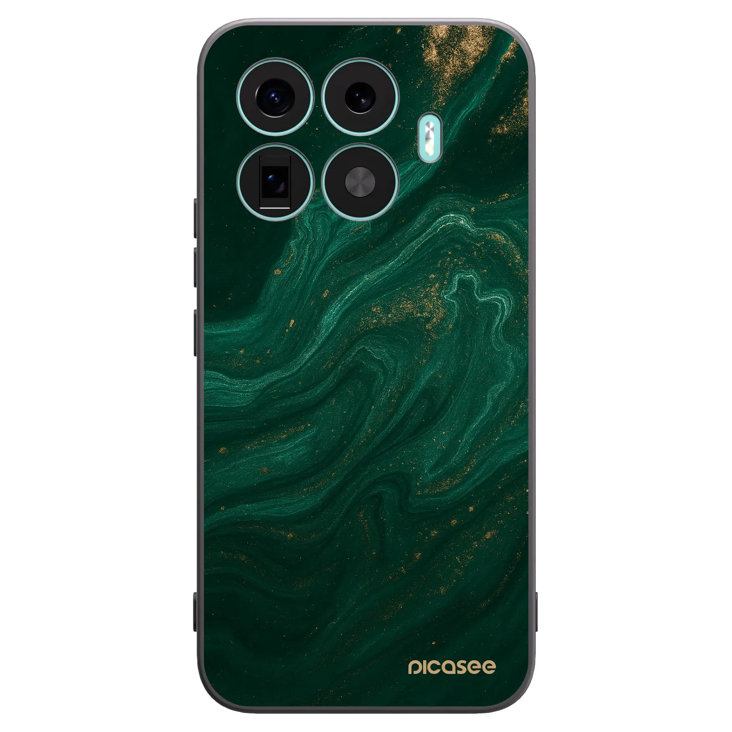 Picasee silikonski črni ovitek za Xiaomi 17T Pro - Green