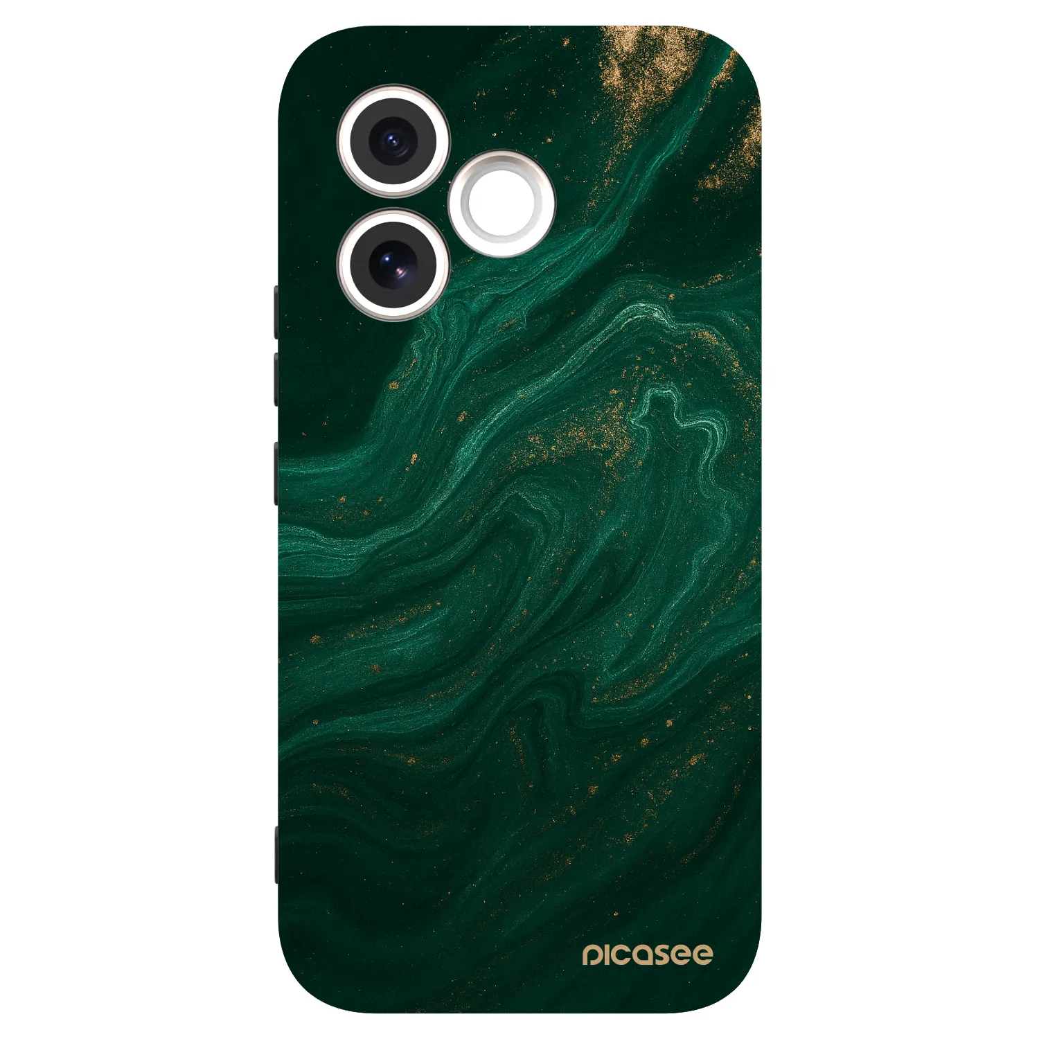 Picasee silikonski črni ovitek za Honor 600 Lite - Green