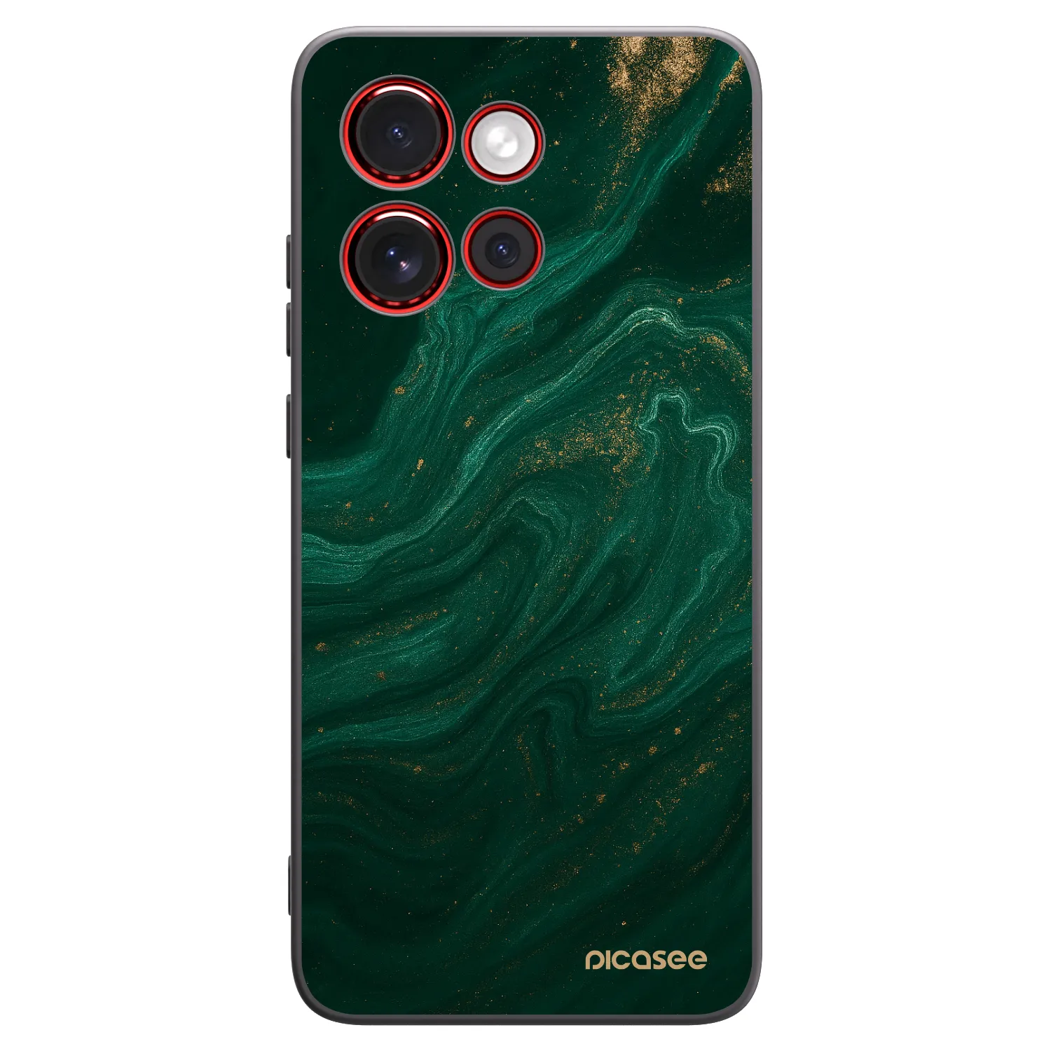 Picasee silikonski črni ovitek za Motorola Edge 60 Neo 5G - Green