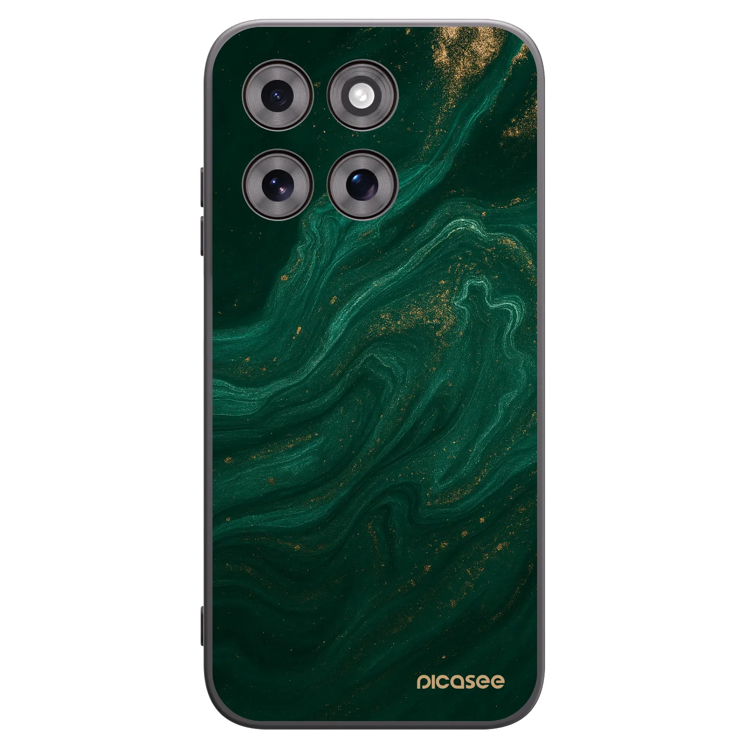 Picasee silikonski črni ovitek za Motorola Moto G77 - Green