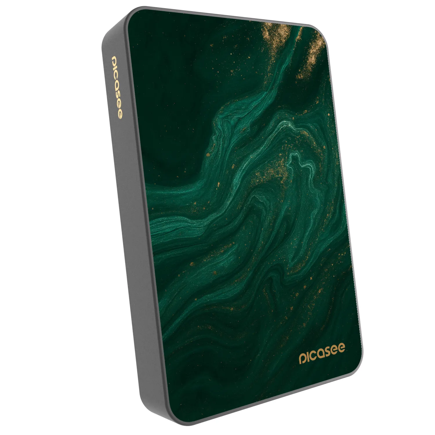 Picasee Prenosna baterija z MagSafe 10 000 mAh Siva - Green