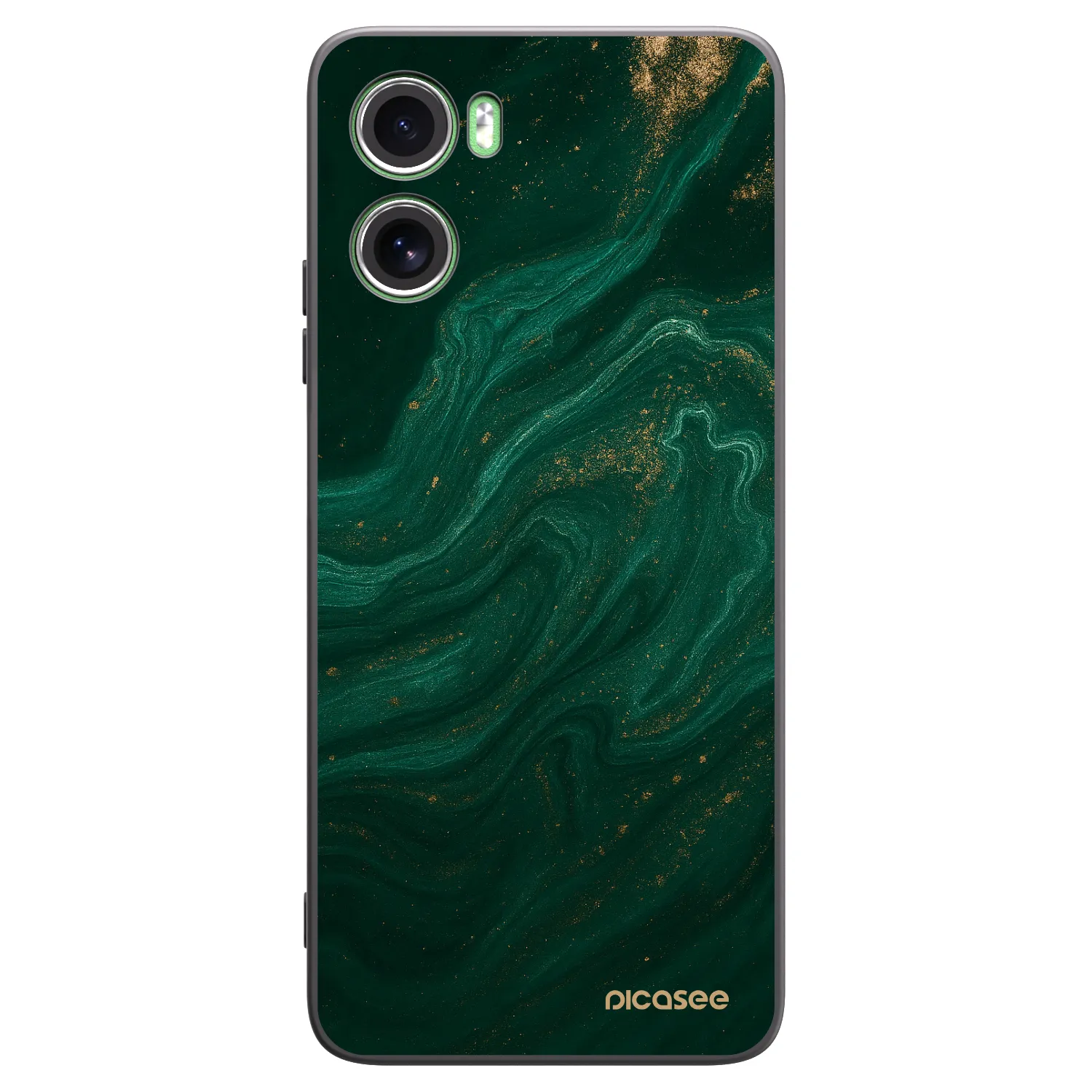 Picasee silikonski črni ovitek za Motorola Moto G06 - Green