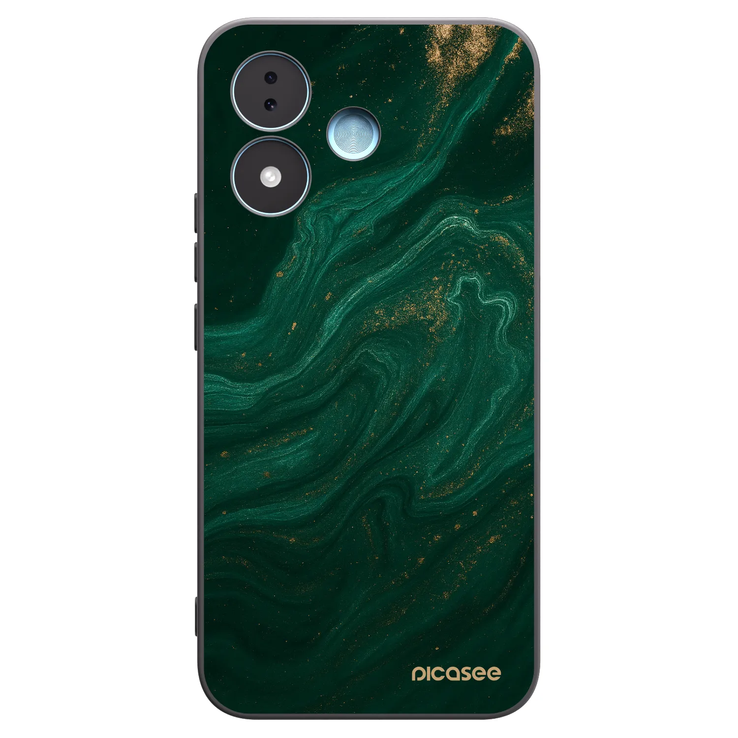 Picasee silikonski črni ovitek za Xiaomi Redmi Note 17 5G - Green