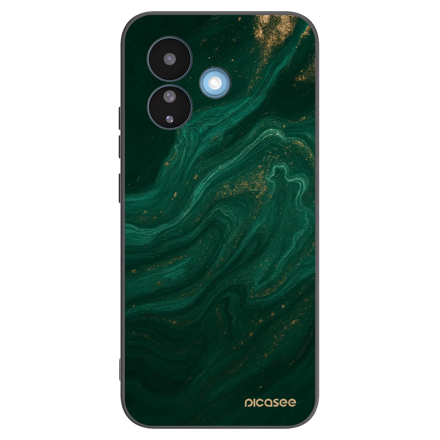Picasee silikonski črni ovitek za Xiaomi Redmi Note 17 Pro 5G - Green
