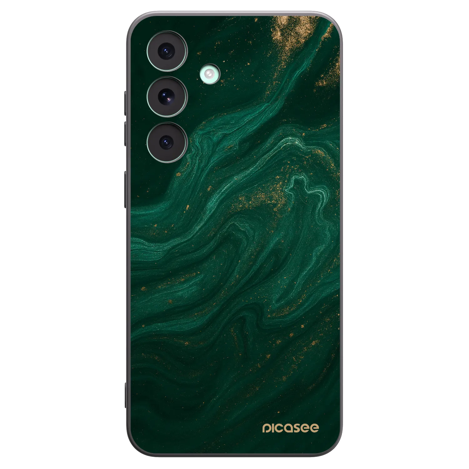 Picasee silikonski črni ovitek za Samsung Galaxy S26 FE - Green