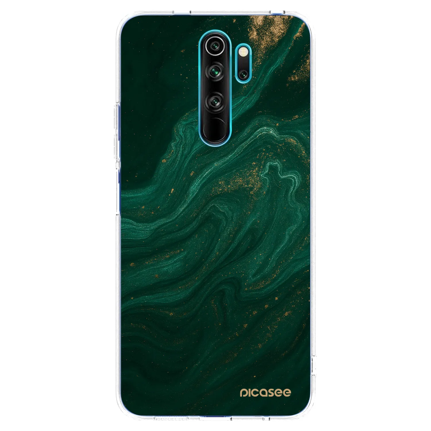 Picasee silikonski prozorni ovitek za Xiaomi Redmi Note 8 Pro - Green