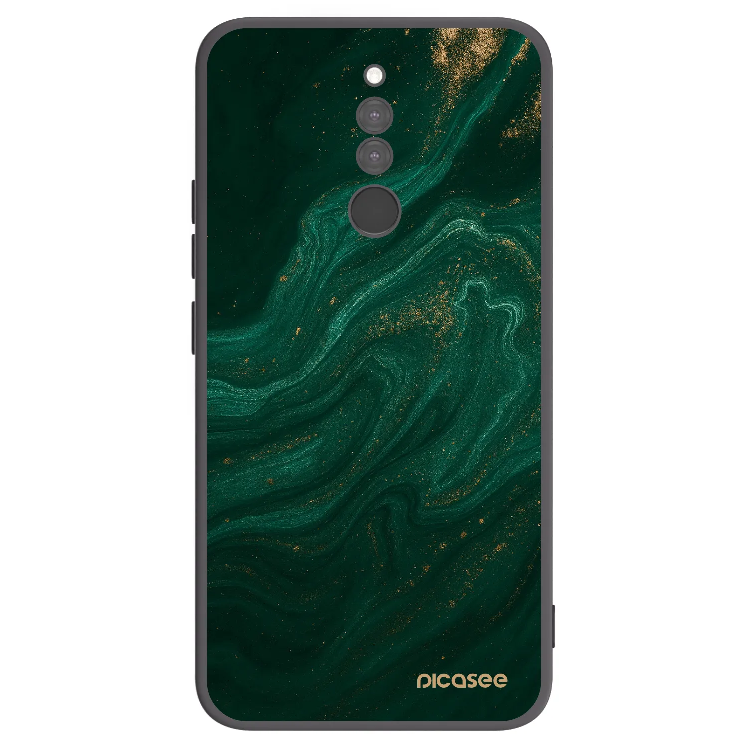 Picasee silikonski črni ovitek za Xiaomi Redmi 8 - Green