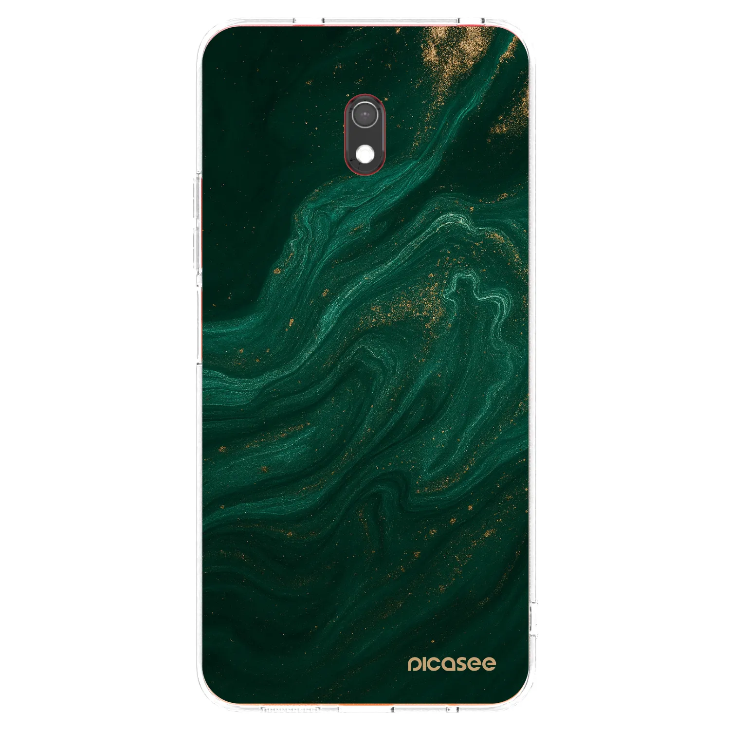 Picasee silikonski prozorni ovitek za Xiaomi Redmi 8A - Green