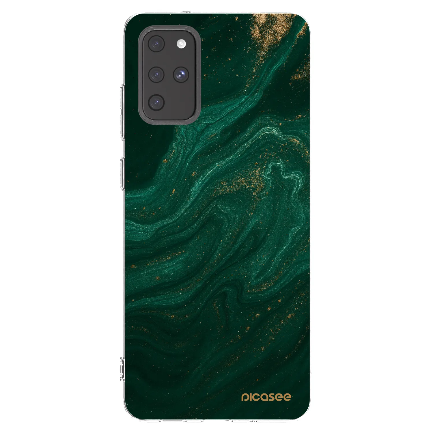 Picasee silikonski prozorni ovitek za Samsung Galaxy S20+ G985F - Green