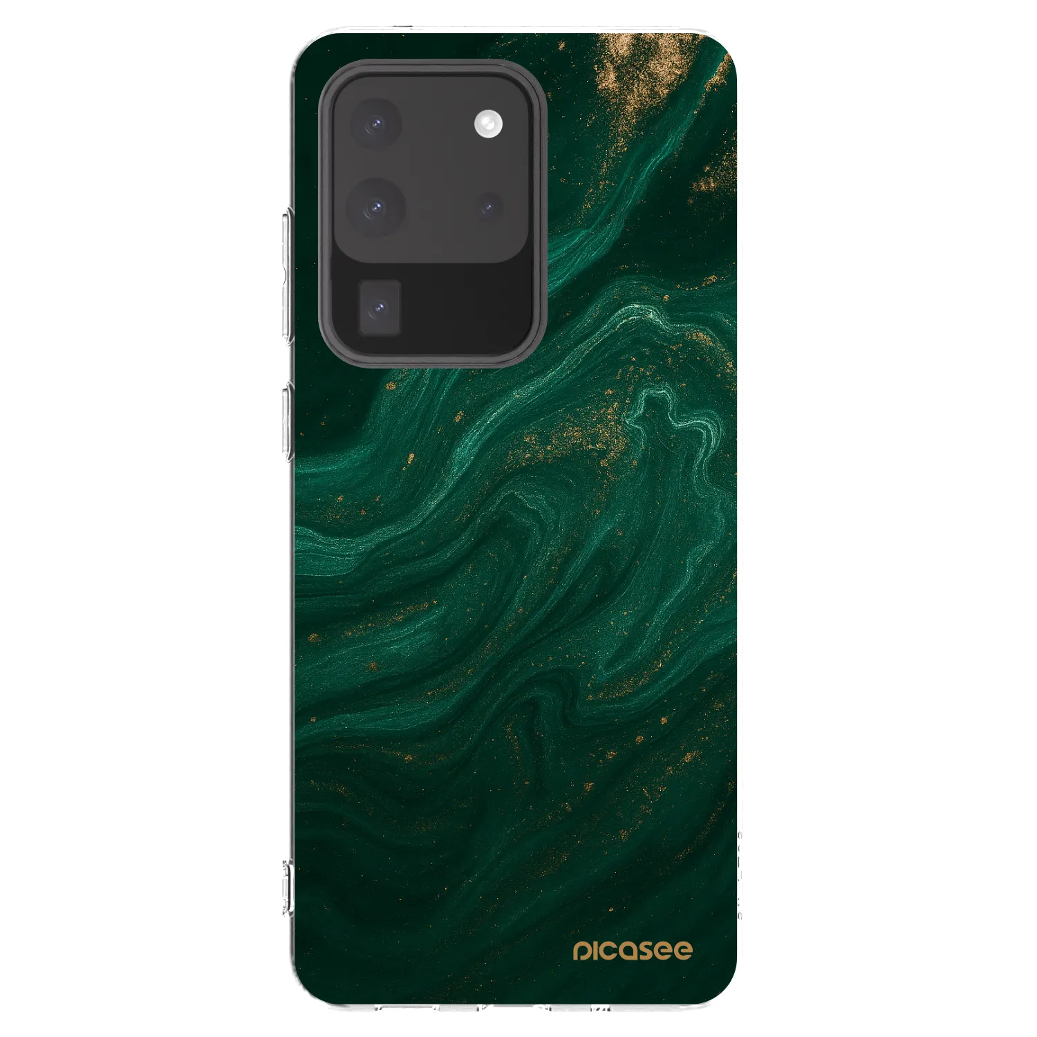 Picasee silikonski prozorni ovitek za Samsung Galaxy S20 Ultra 5G G988F - Green