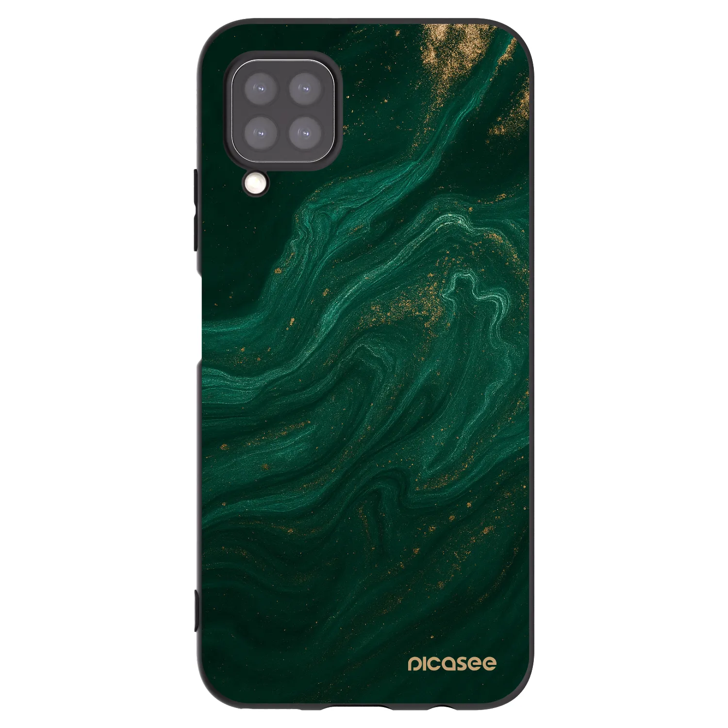 Picasee silikonski črni ovitek za Huawei P40 Lite - Green