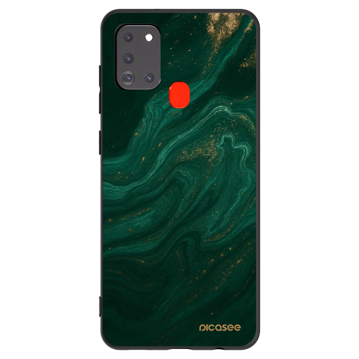 Picasee silikonski črni ovitek za Samsung Galaxy A21s - Green