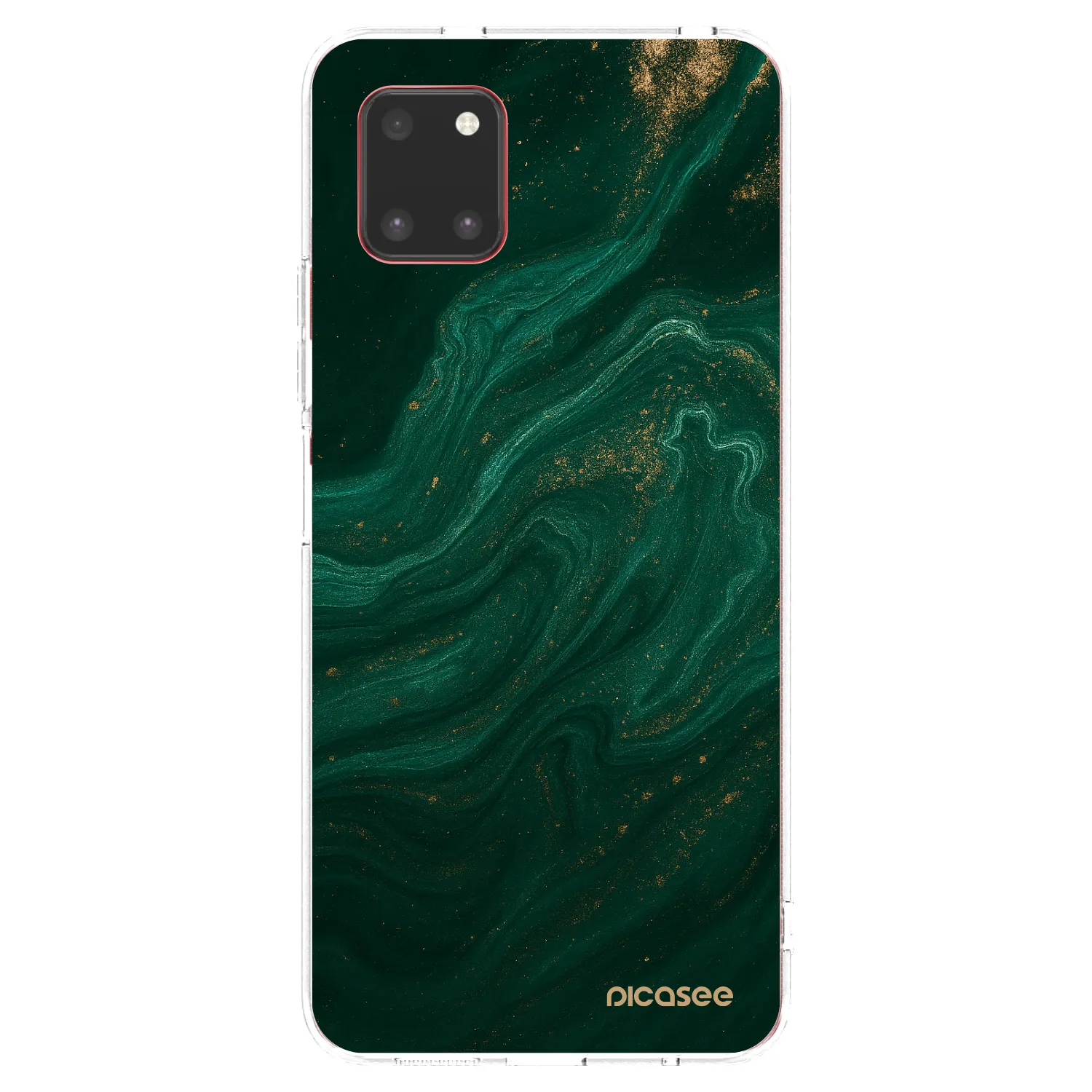 Picasee silikonski prozorni ovitek za Samsung Galaxy Note 10 Lite N770F - Green