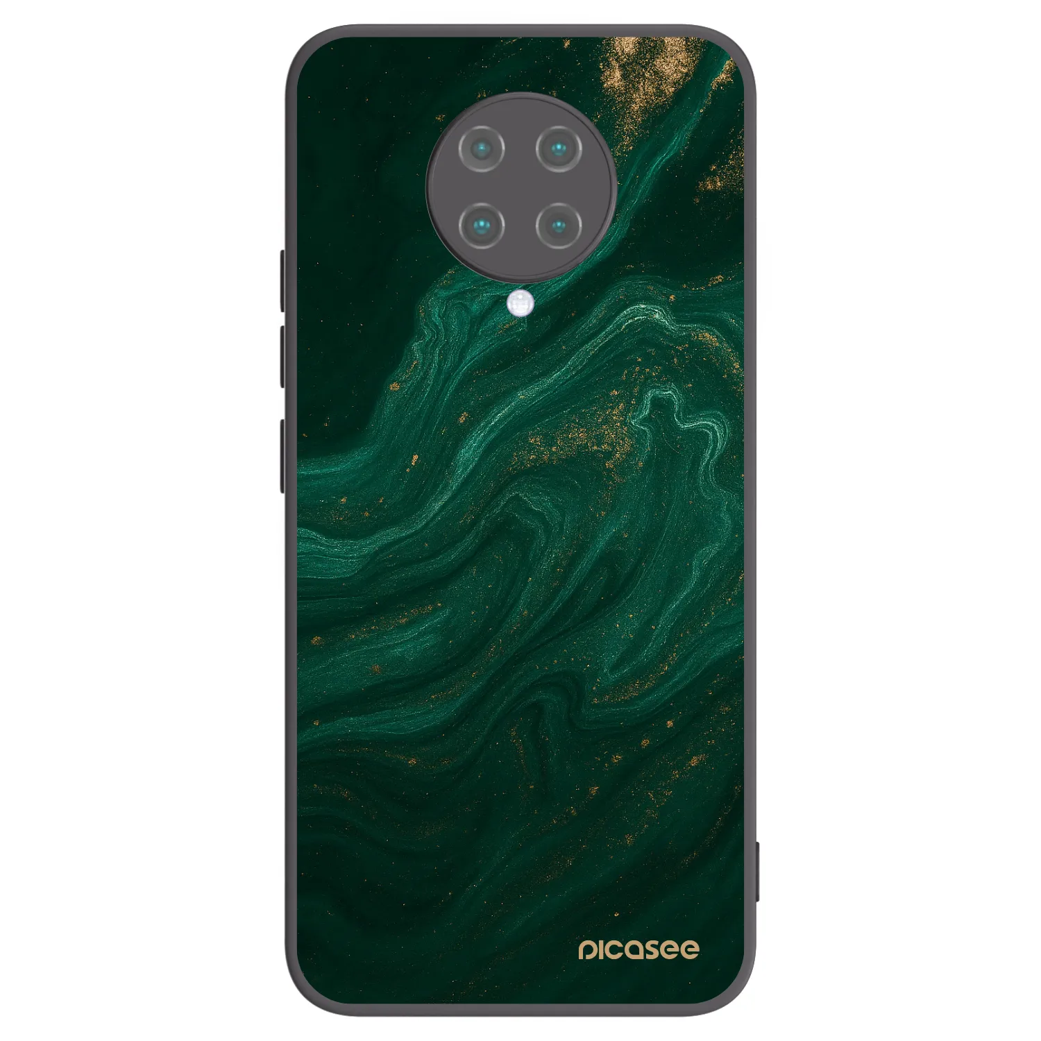 Picasee silikonski črni ovitek za Xiaomi Poco F2 Pro - Green