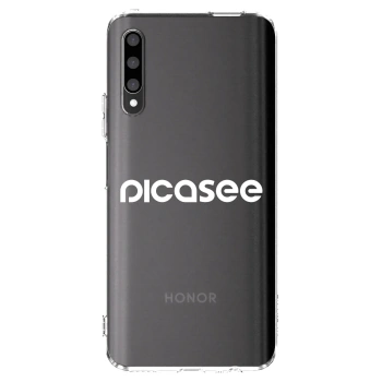 Picasee silikonski prozorni ovitek za Honor 9X Pro - Picasee - new logo - white