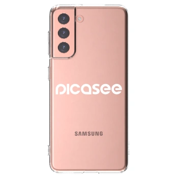 Picasee silikonski prozorni ovitek za Samsung Galaxy S21 5G G991B - Picasee - new logo - white