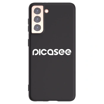 Picasee silikonski črni ovitek za Samsung Galaxy S21 5G G991B - Picasee - new logo - white
